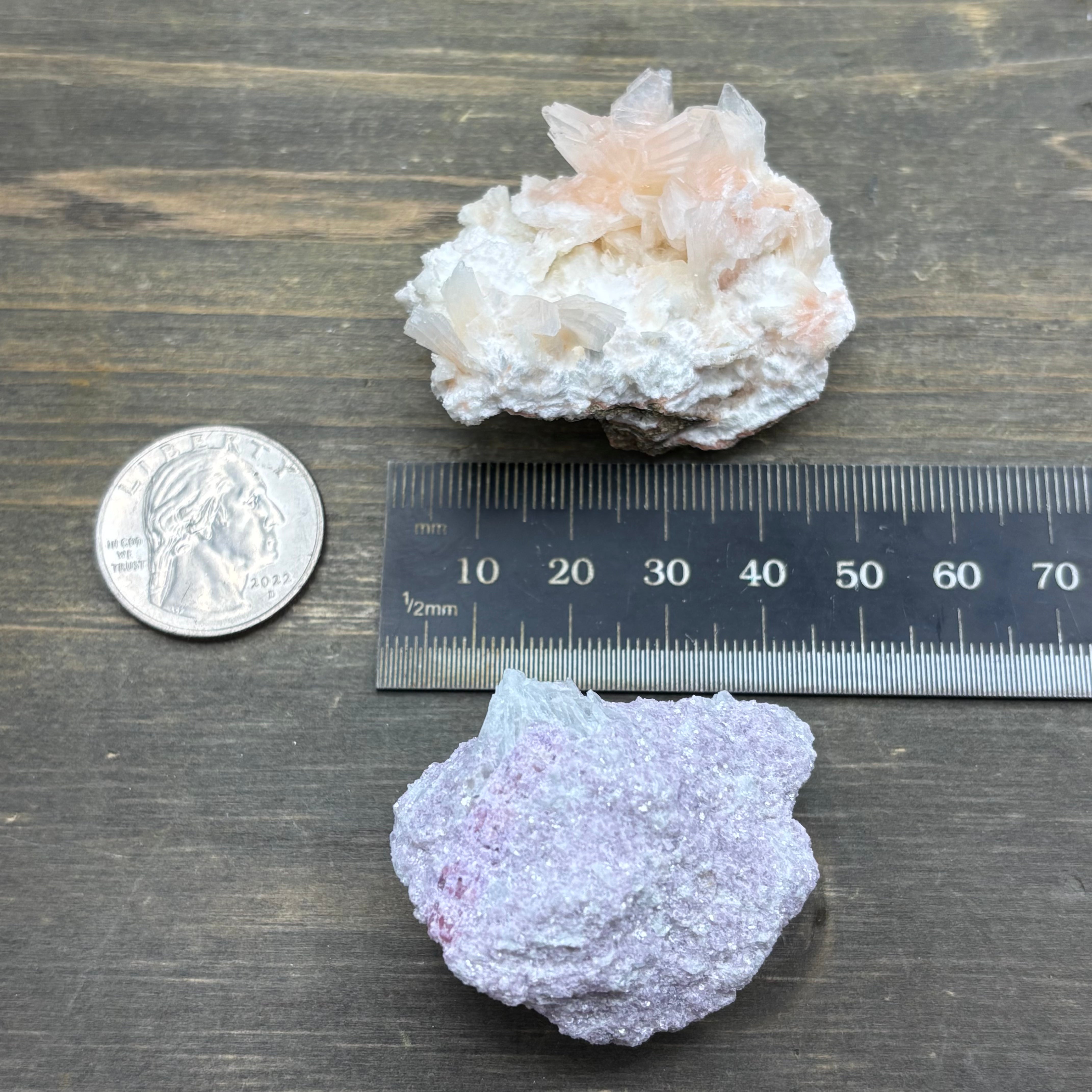 Lepidolite and Zeolite Natural Pairing - 056