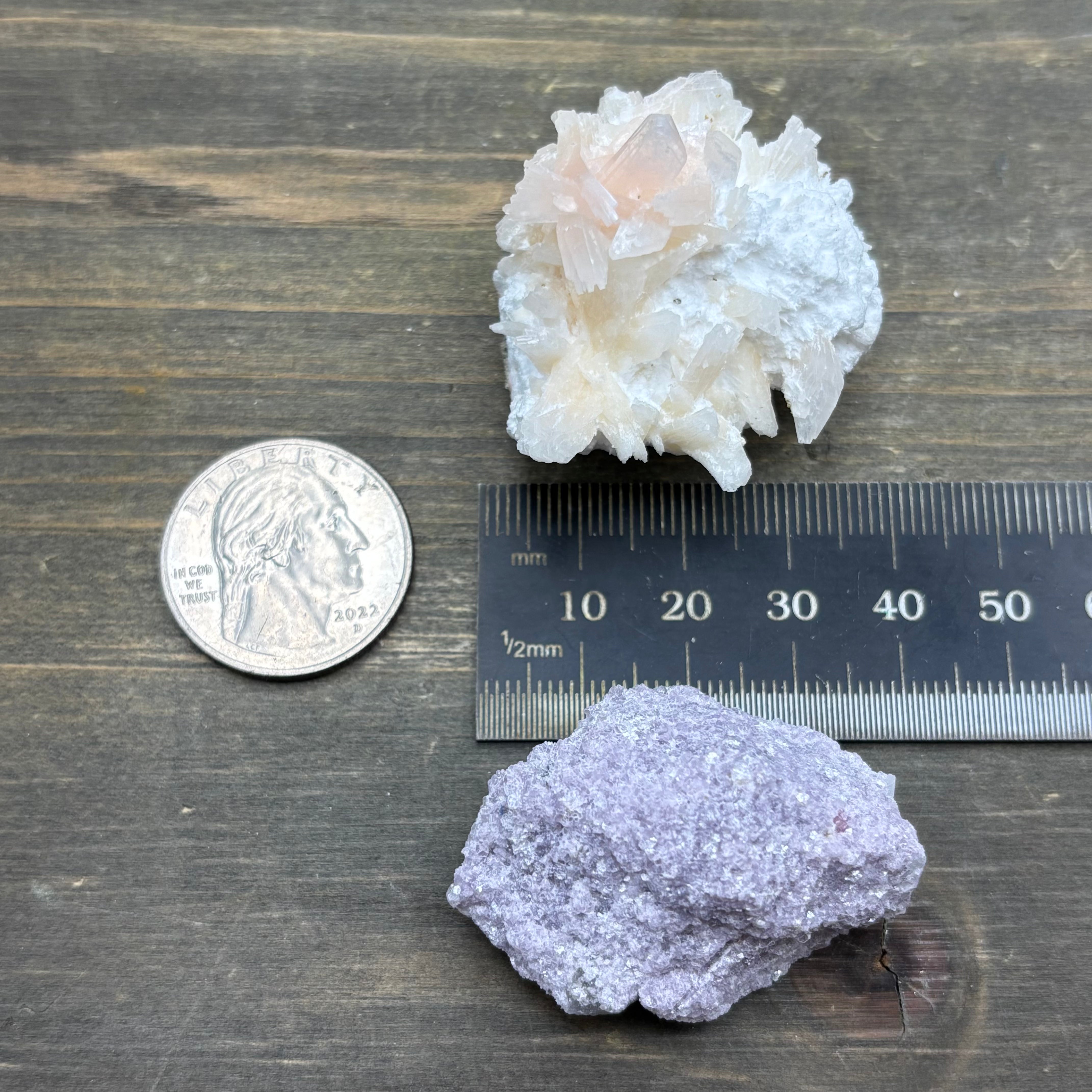 Lepidolite and Zeolite Natural Pairing - 058