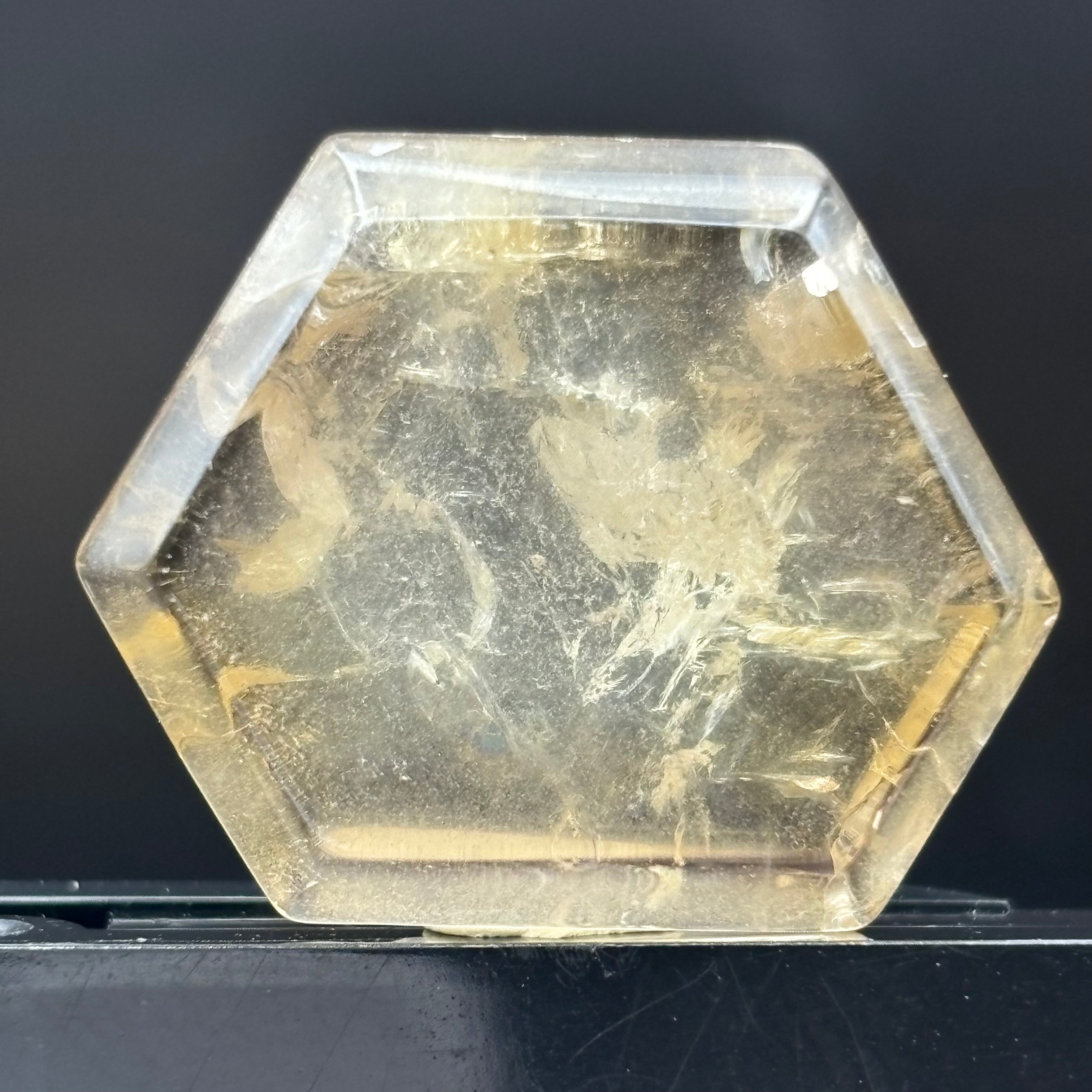 Citrine Crystal Cross-Section - 109