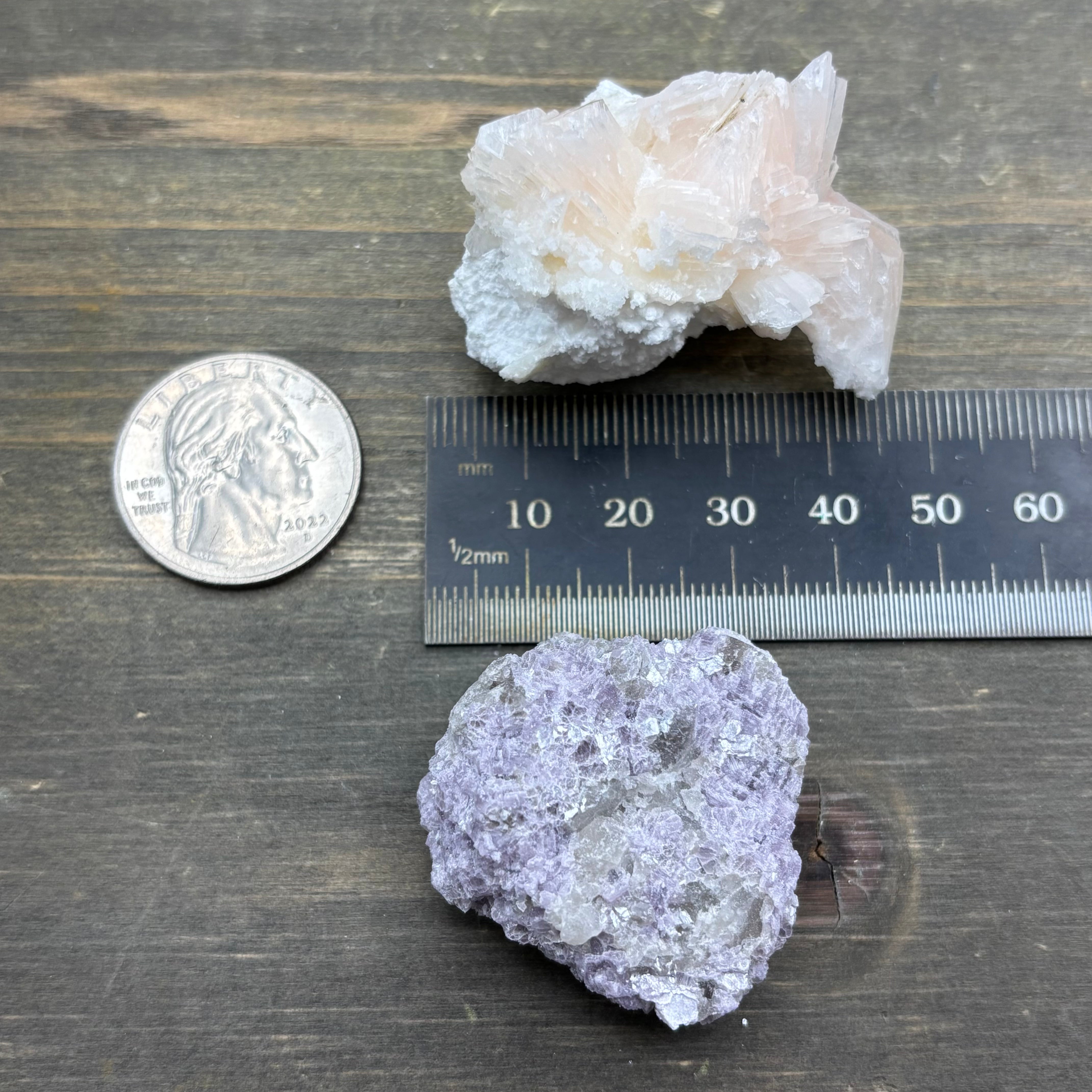Lepidolite and Zeolite Natural Pairing - 059