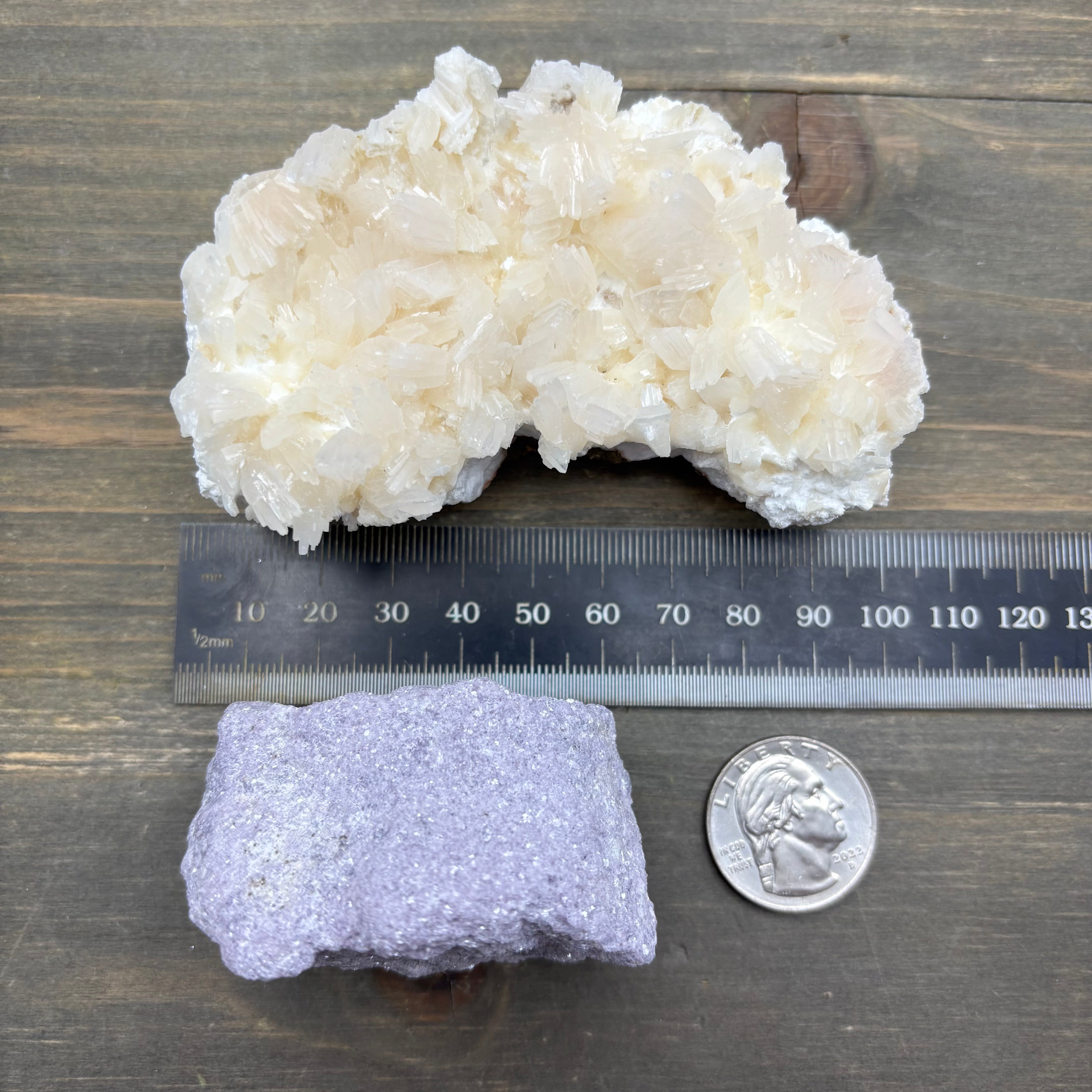 Lepidolite and Zeolite Natural Pairing - 060
