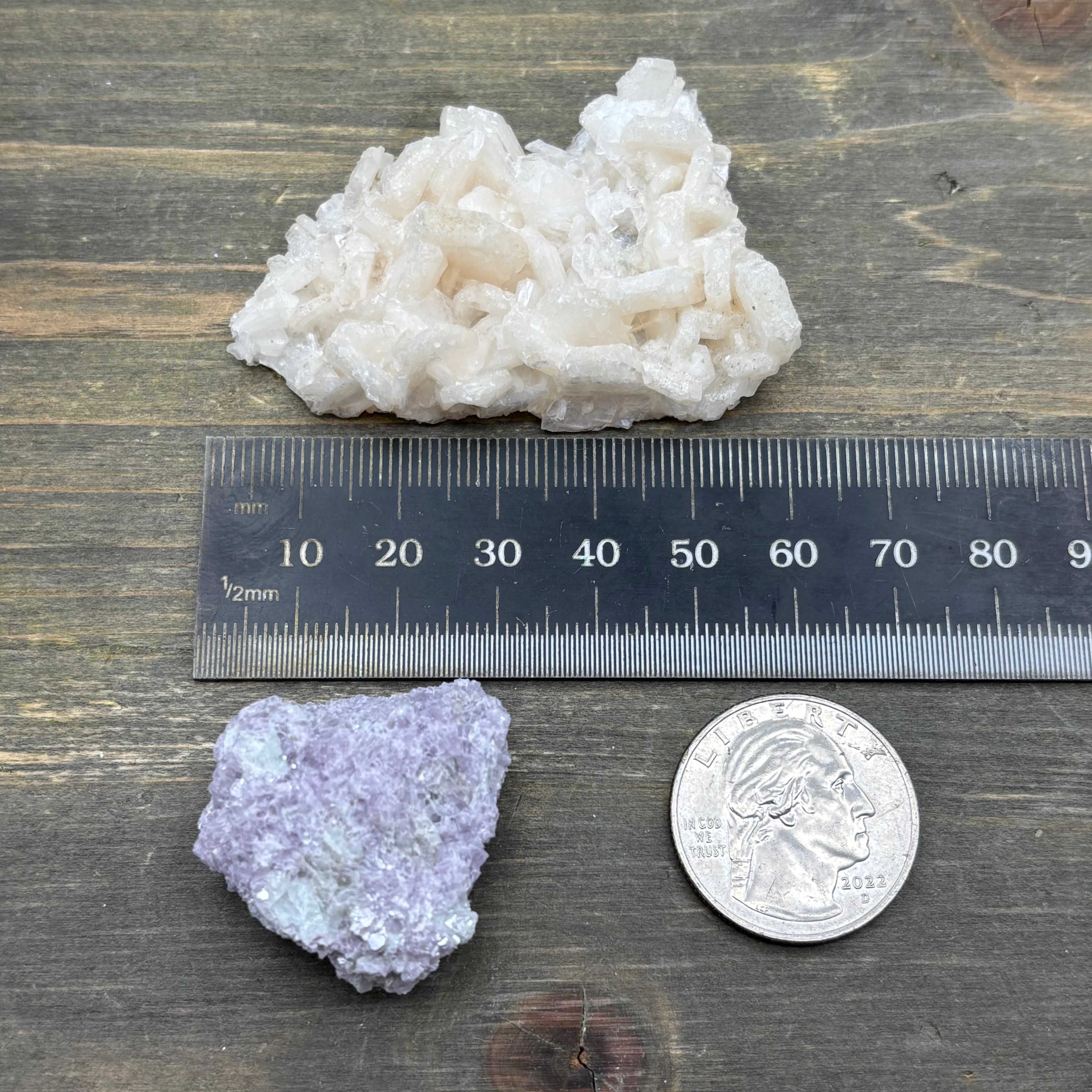 Lepidolite and Zeolite Natural Pairing - 064