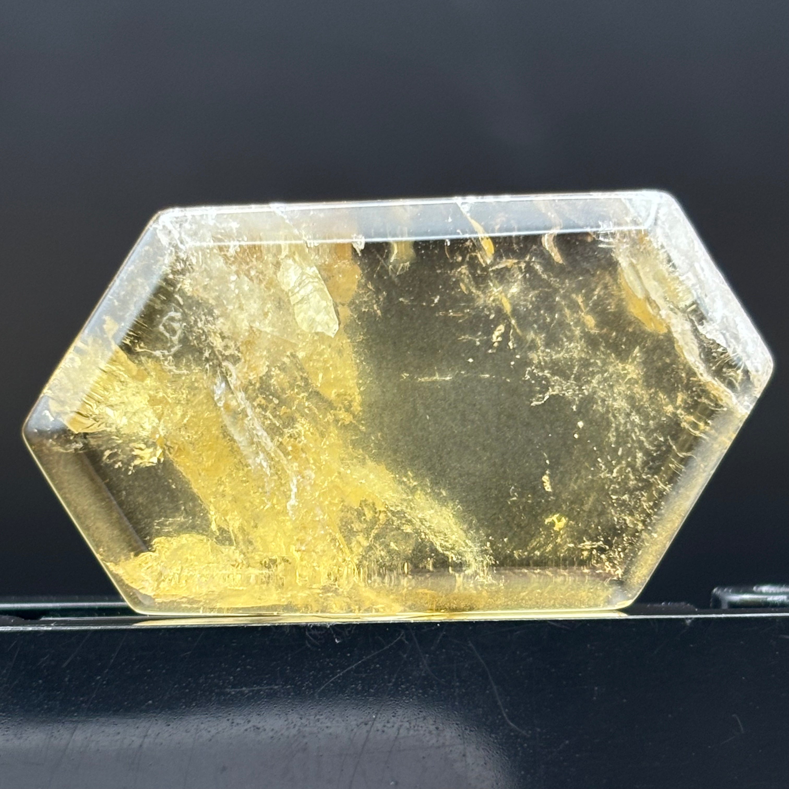 Citrine Crystal Cross-Section - 111