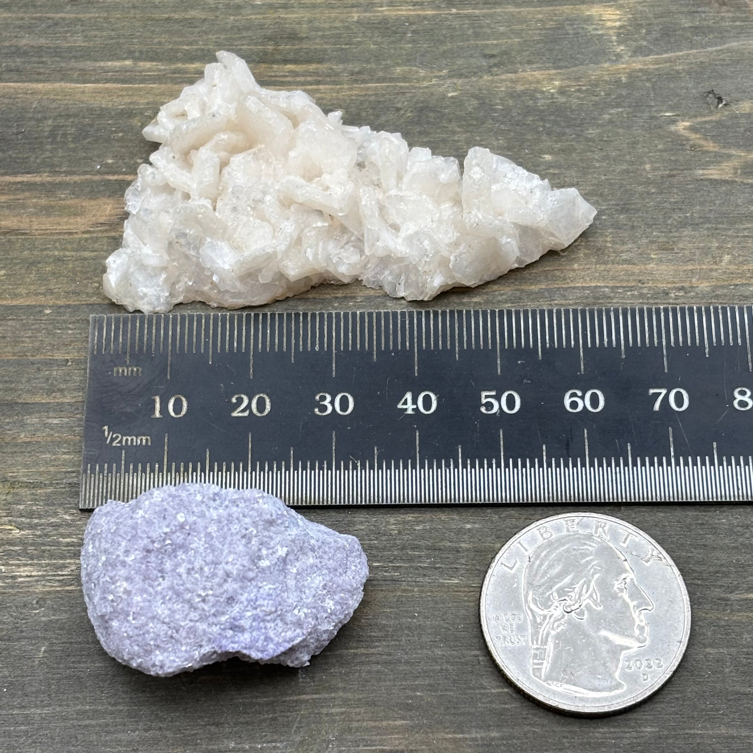 Lepidolite and Zeolite Natural Pairing - 069