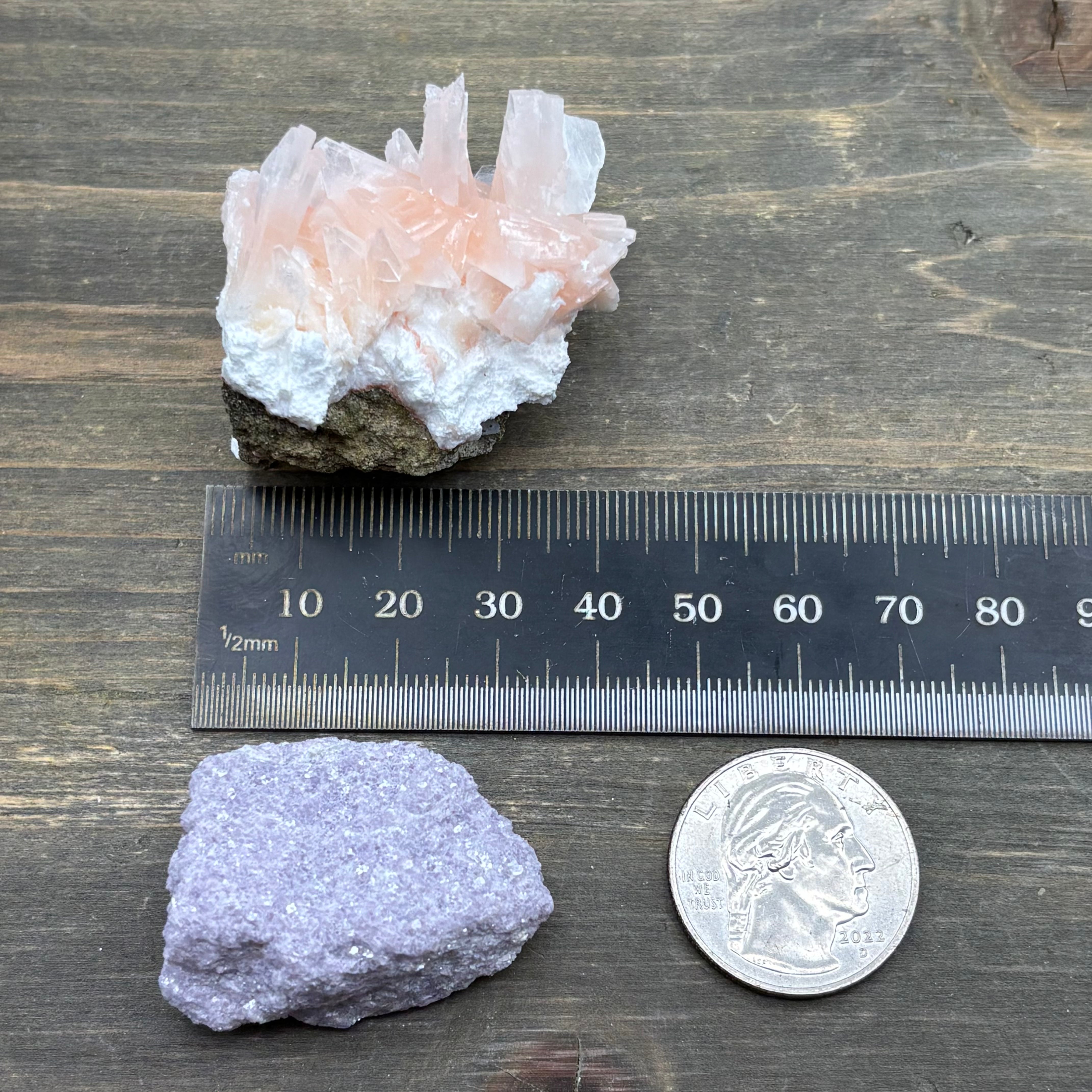 Lepidolite and Zeolite Natural Pairing - 070