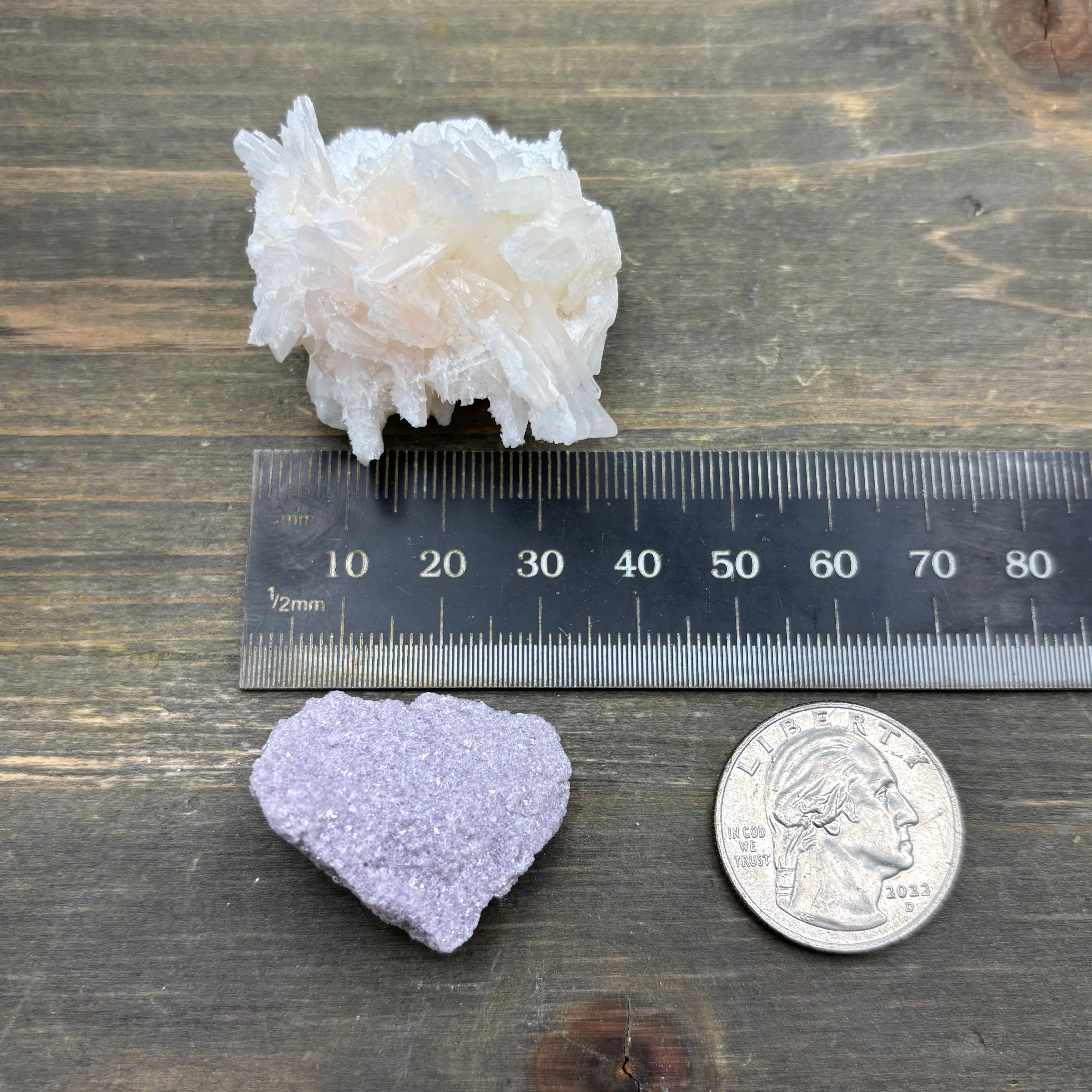 Lepidolite and Zeolite Natural Pairing - 071