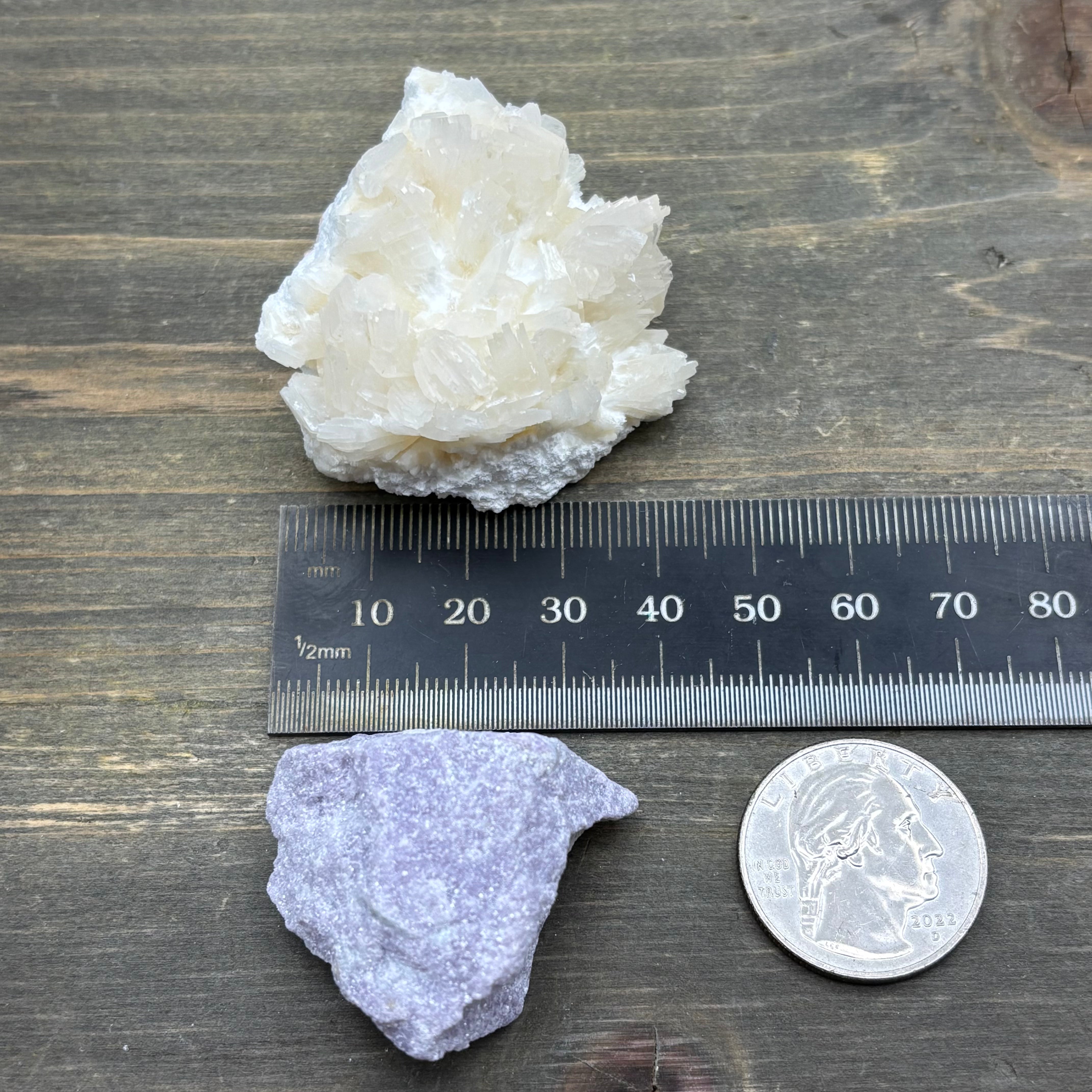 Lepidolite and Zeolite Natural Pairing - 072