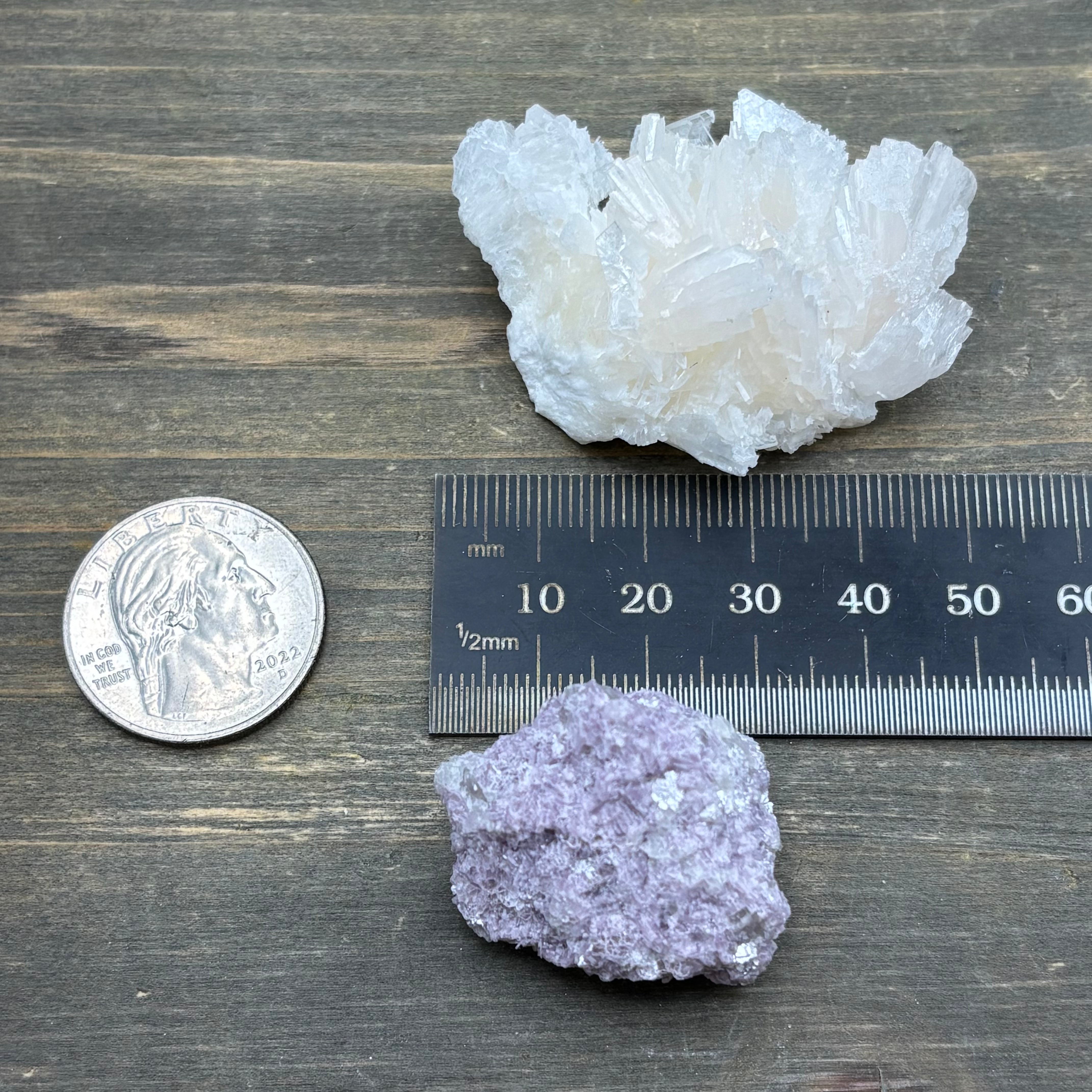 Lepidolite and Zeolite Natural Pairing - 079