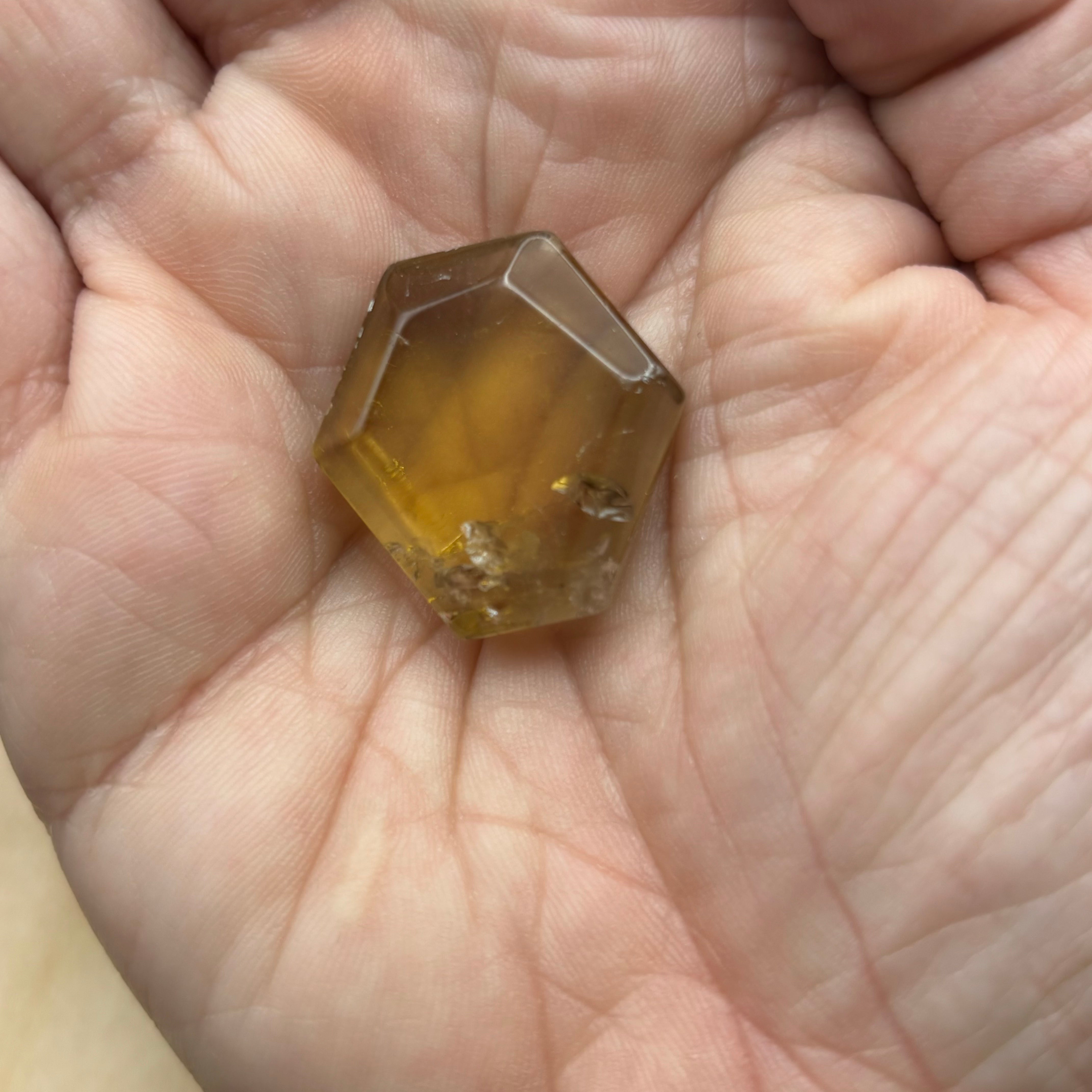 Citrine Crystal Cross-Section - 117