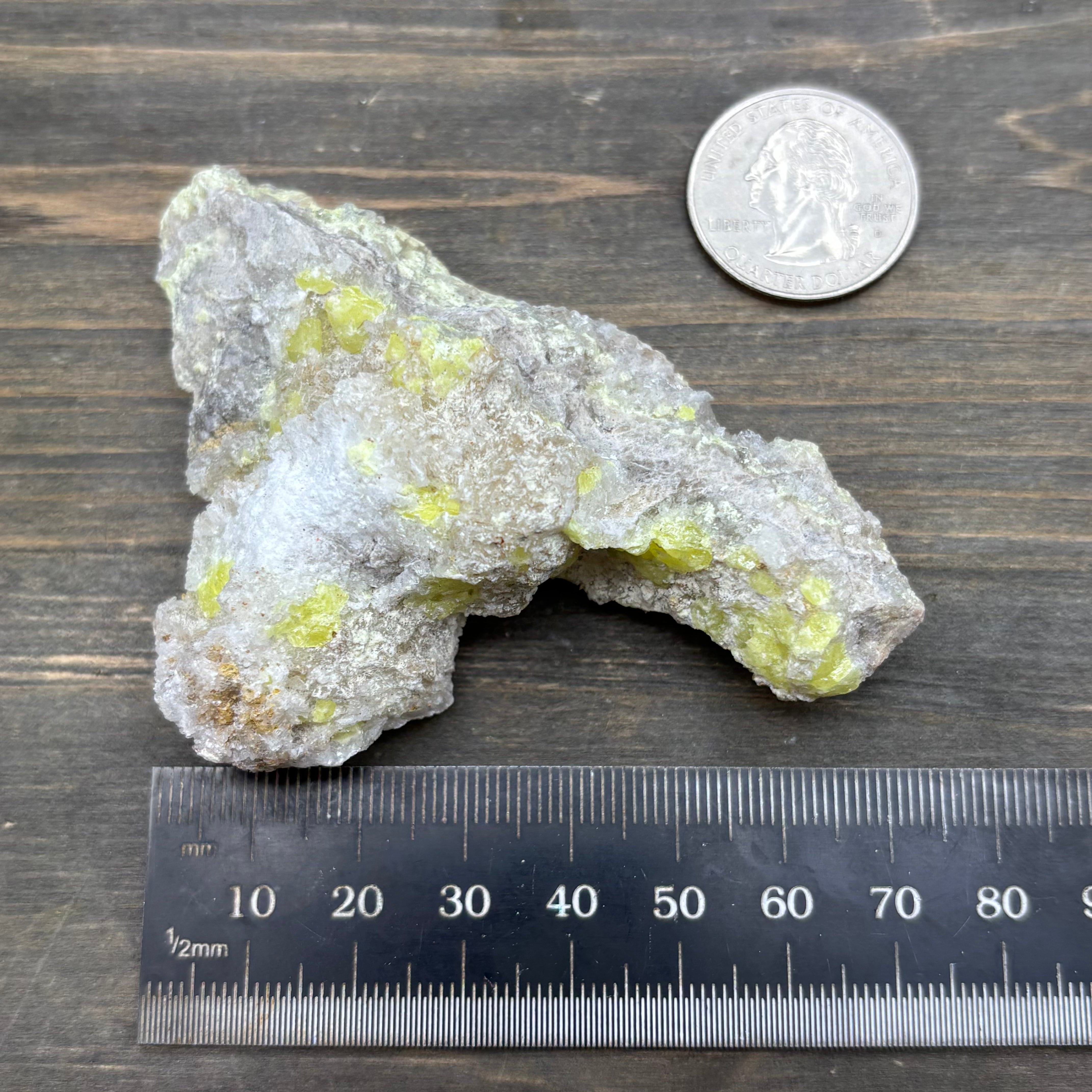 Sulfur on Quartz - 030