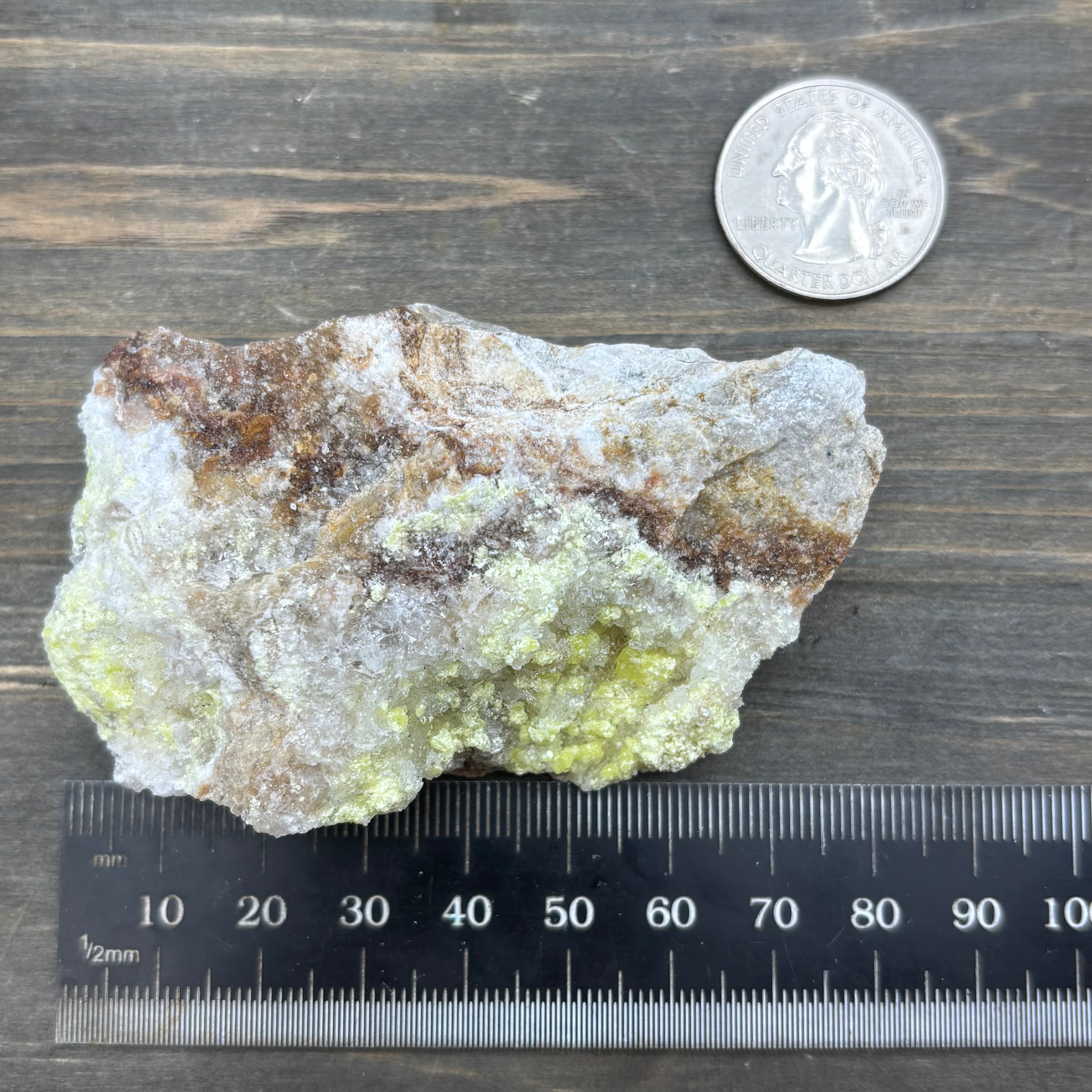 Sulfur on Quartz - 034