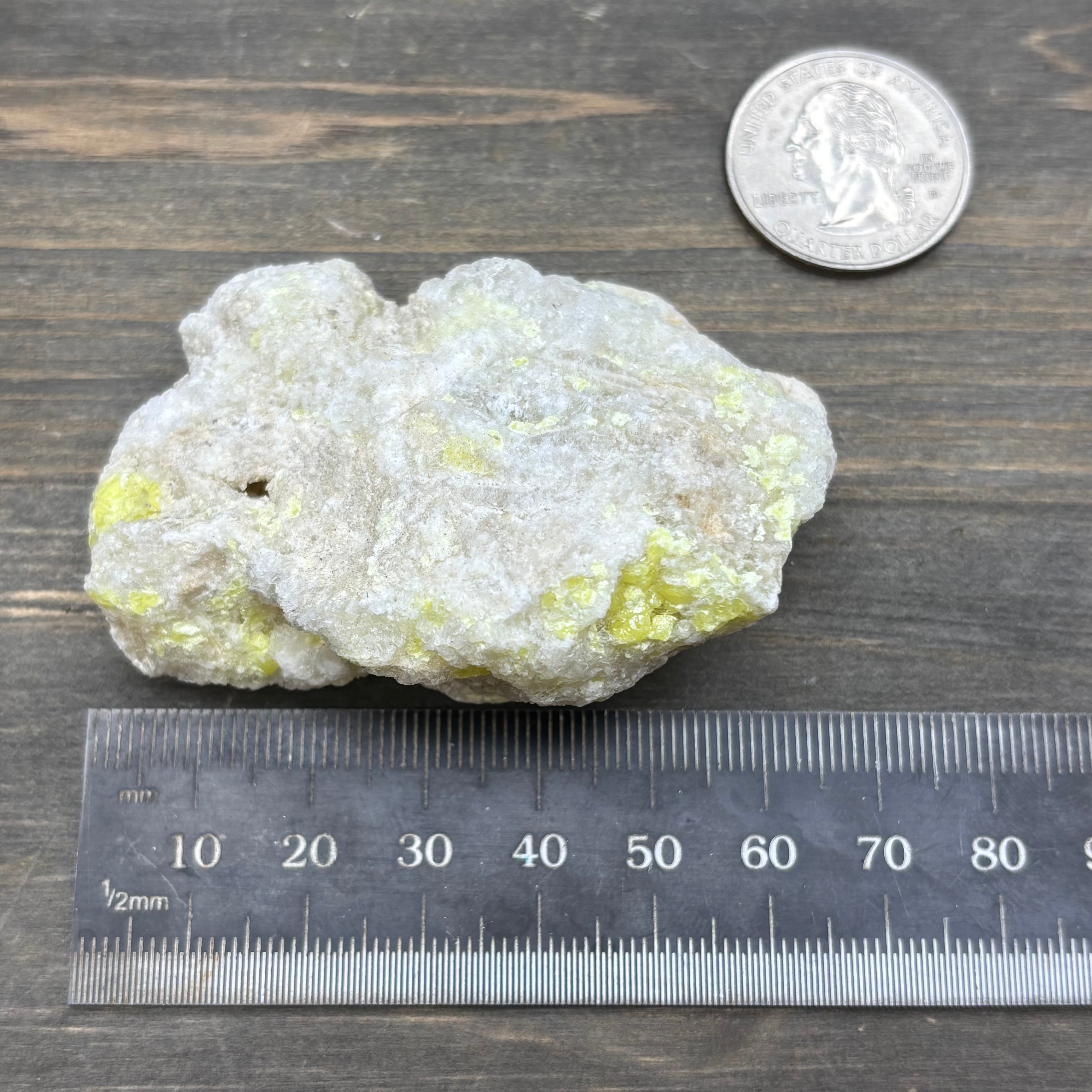 Sulfur on Quartz - 036