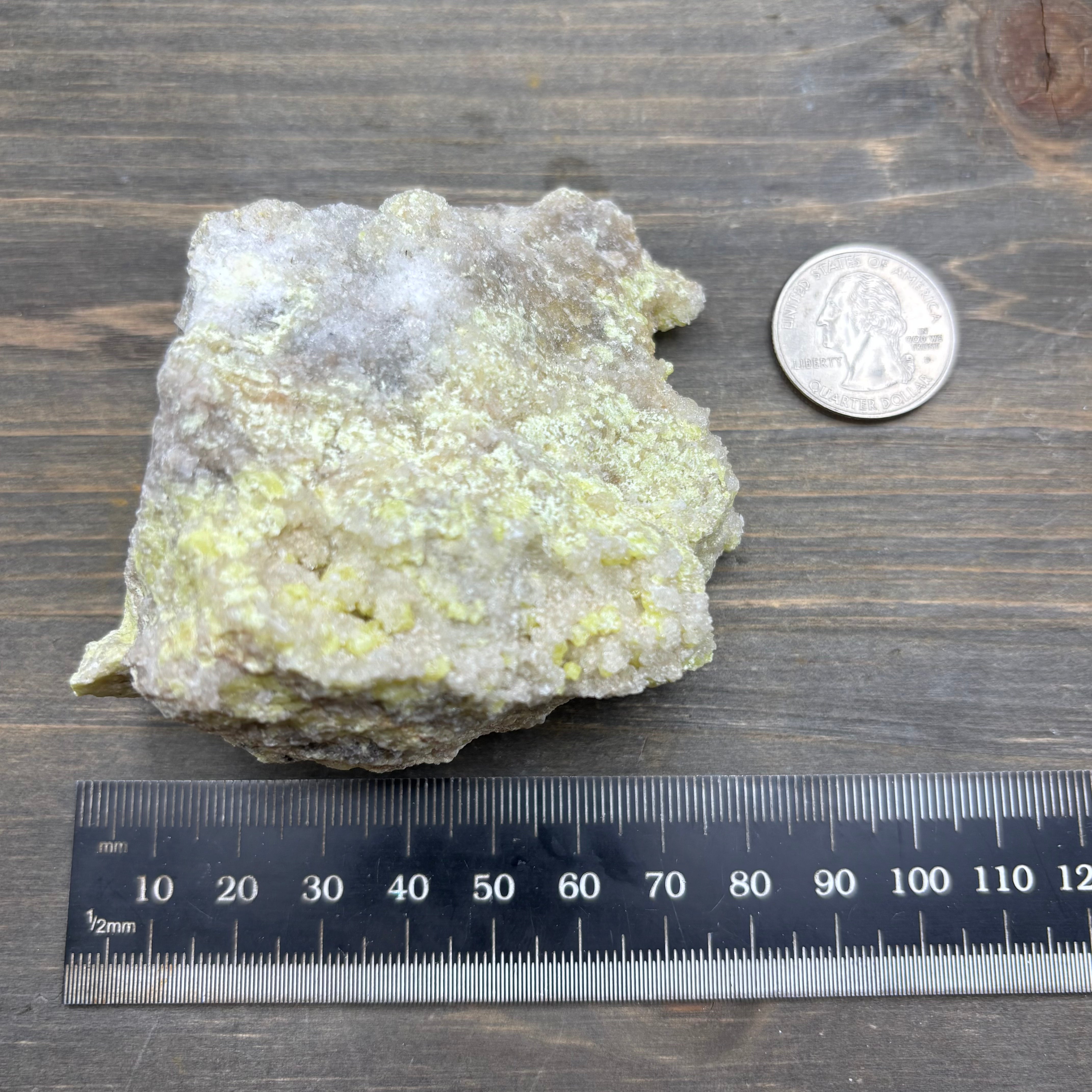Sulfur on Quartz - 052