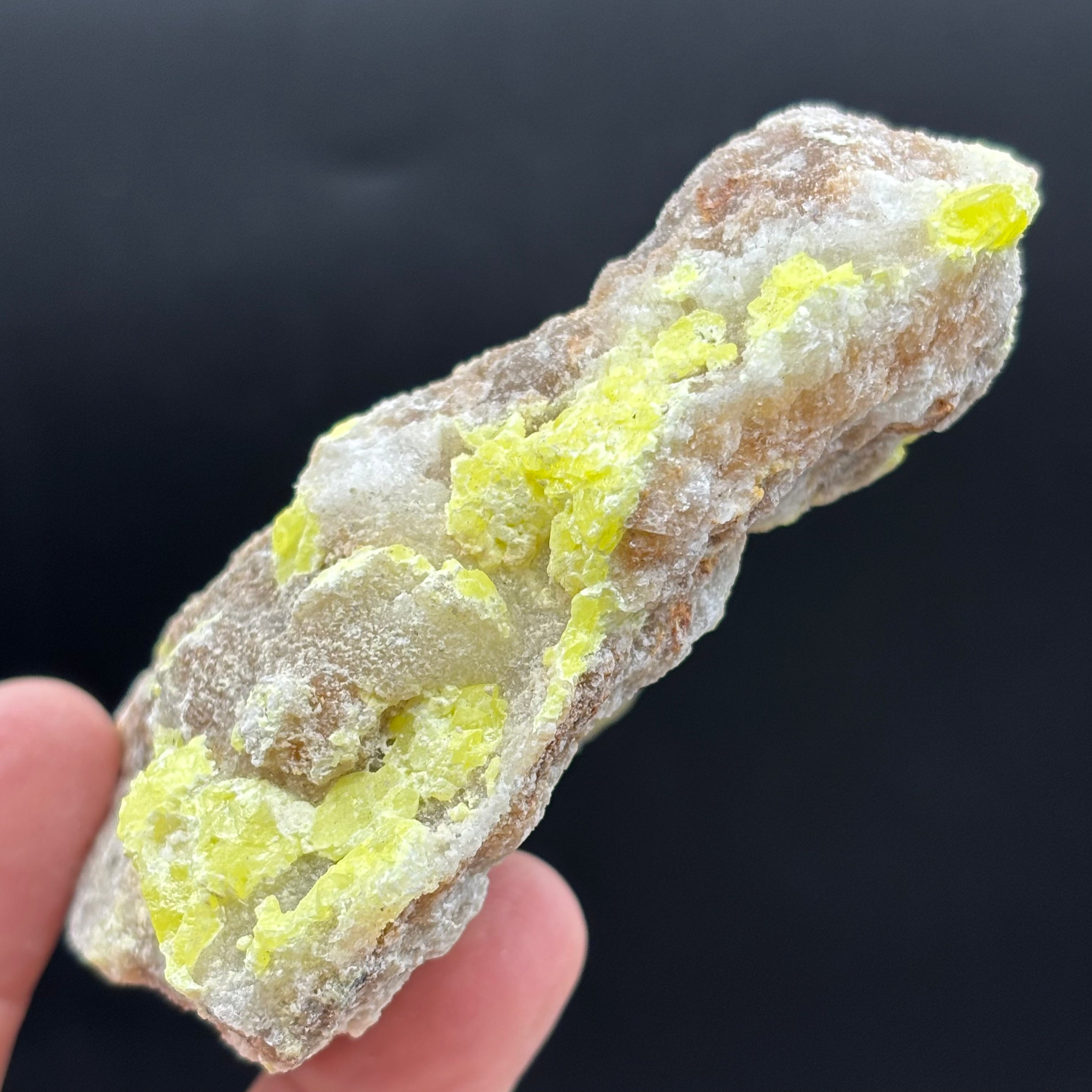 Sulfur on Quartz - 055