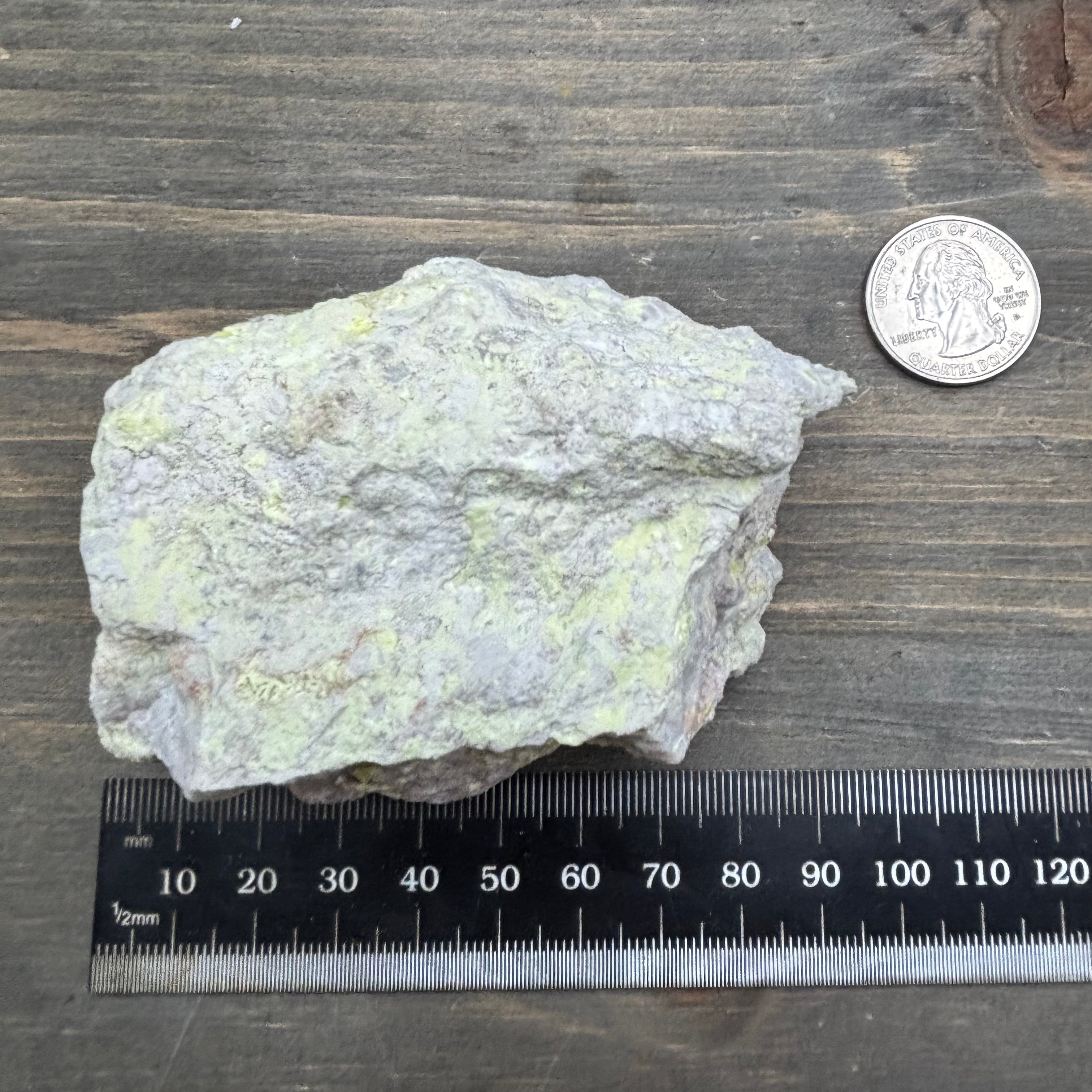Sulfur on Quartz - 056