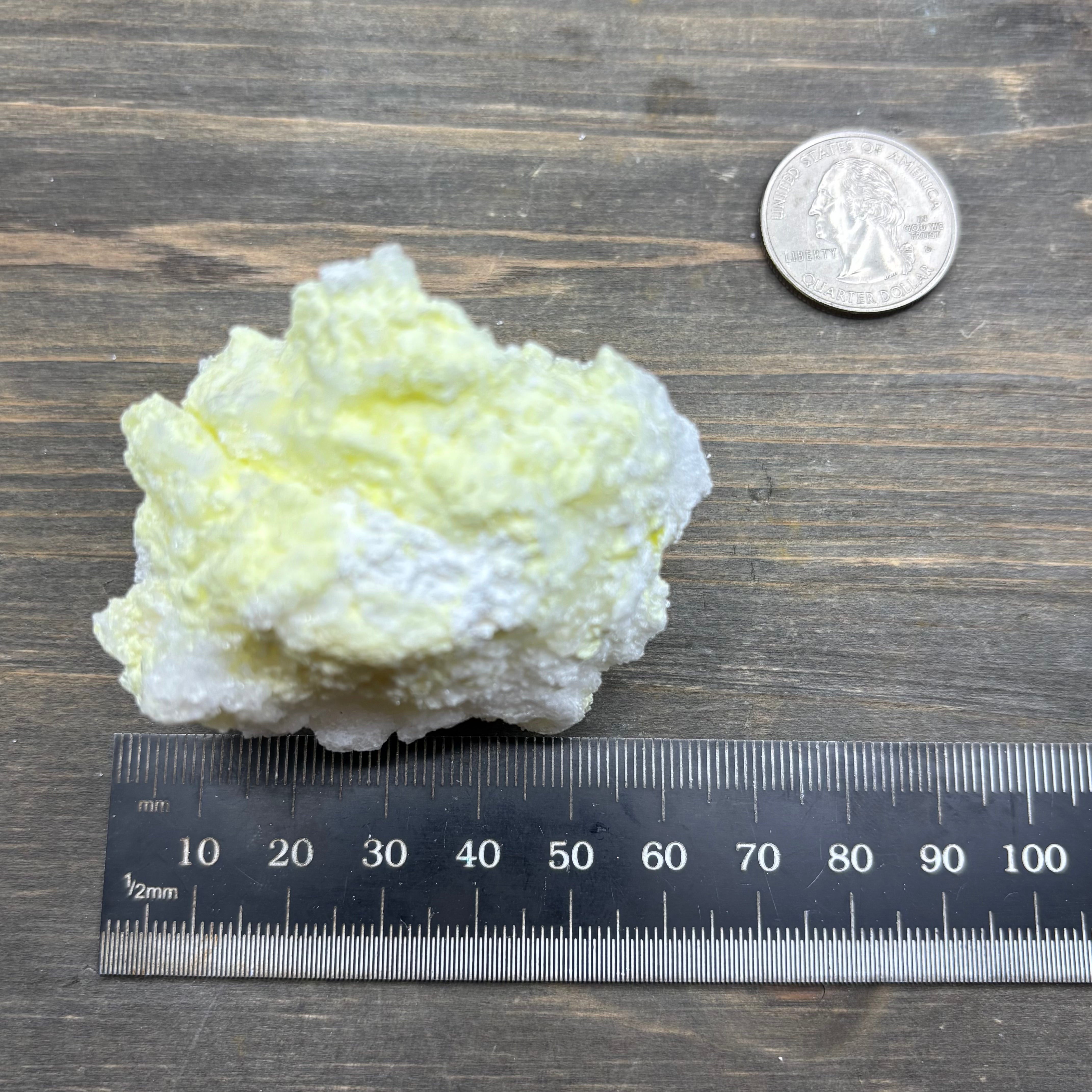 Sulfur on Quartz - 058