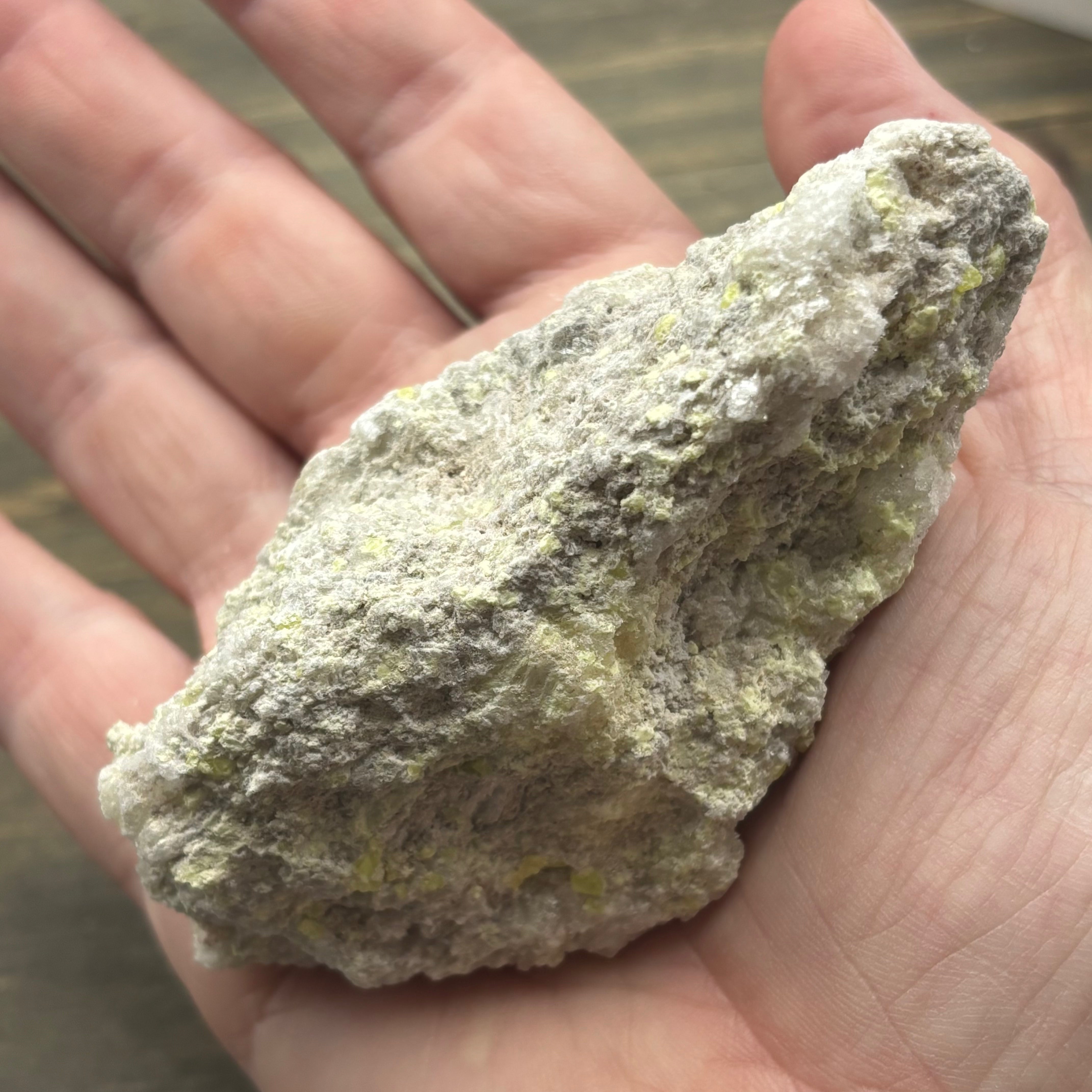 Sulfur on Quartz - 057