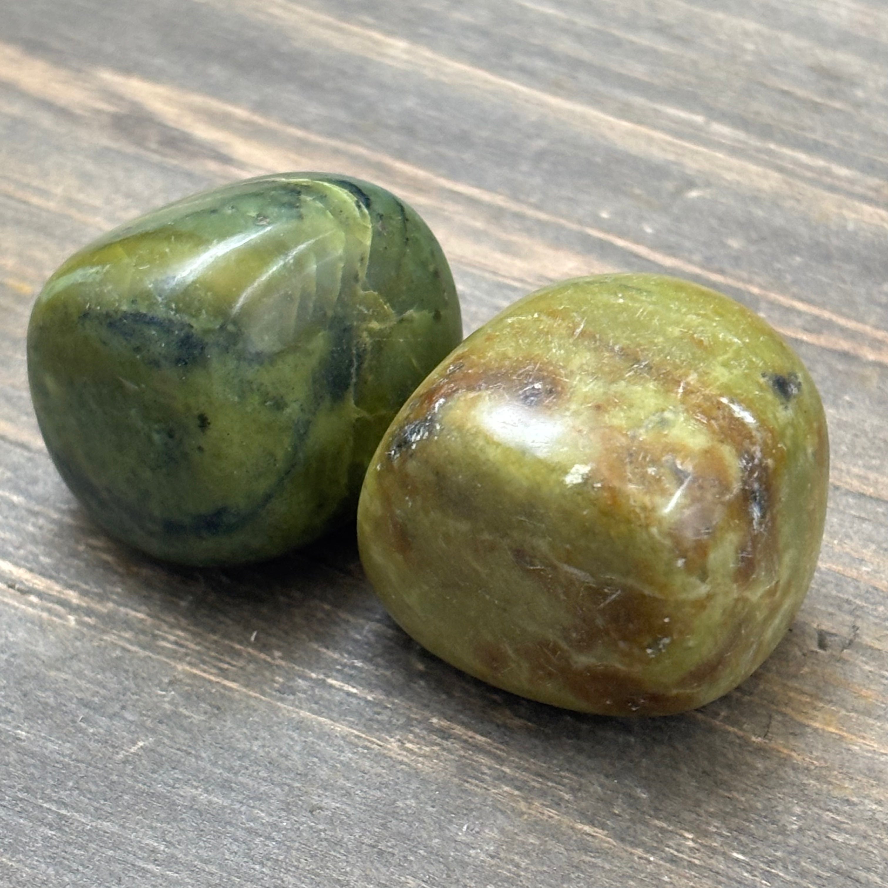 Serpentine Pair, Polished