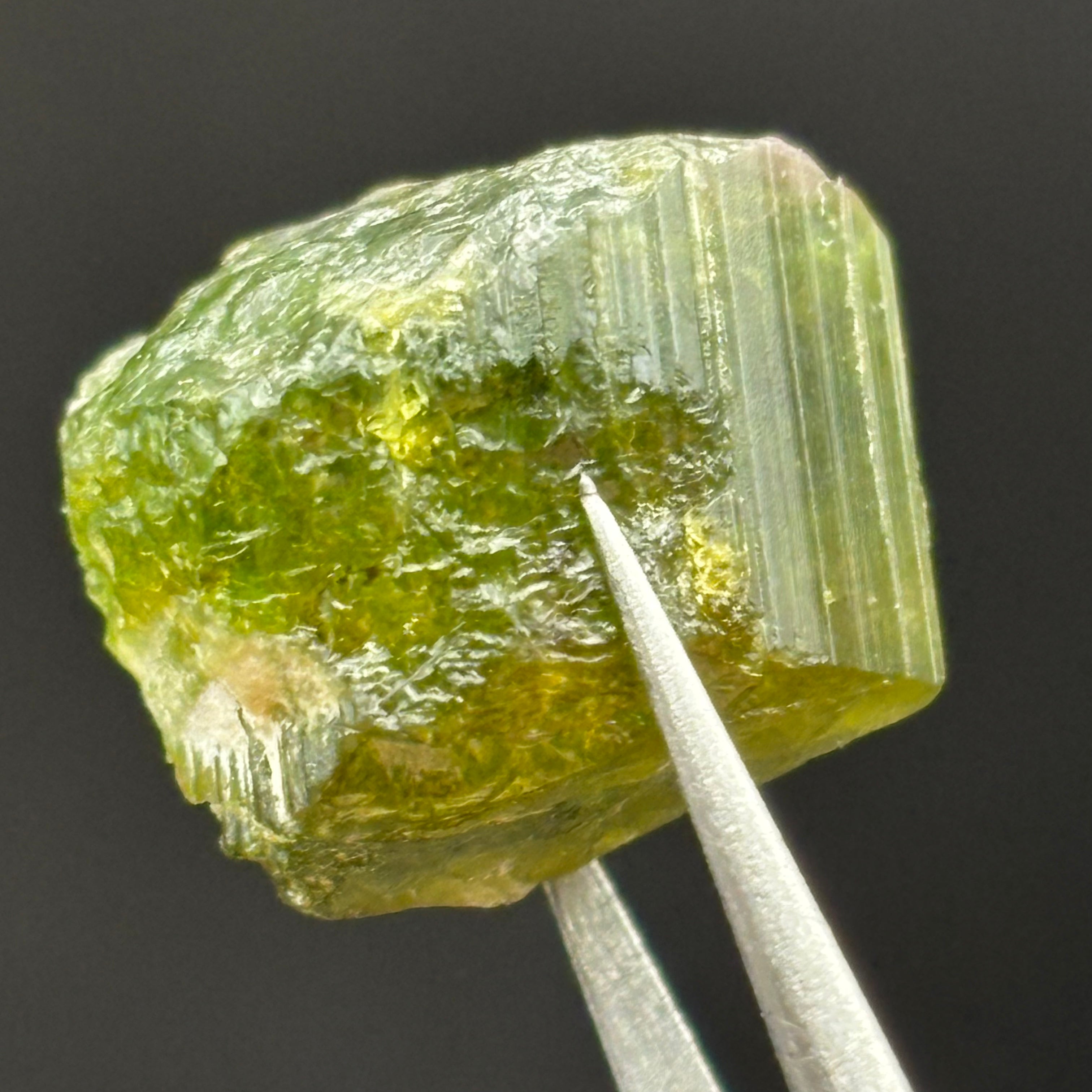 Green Tourmaline Crystal - 082