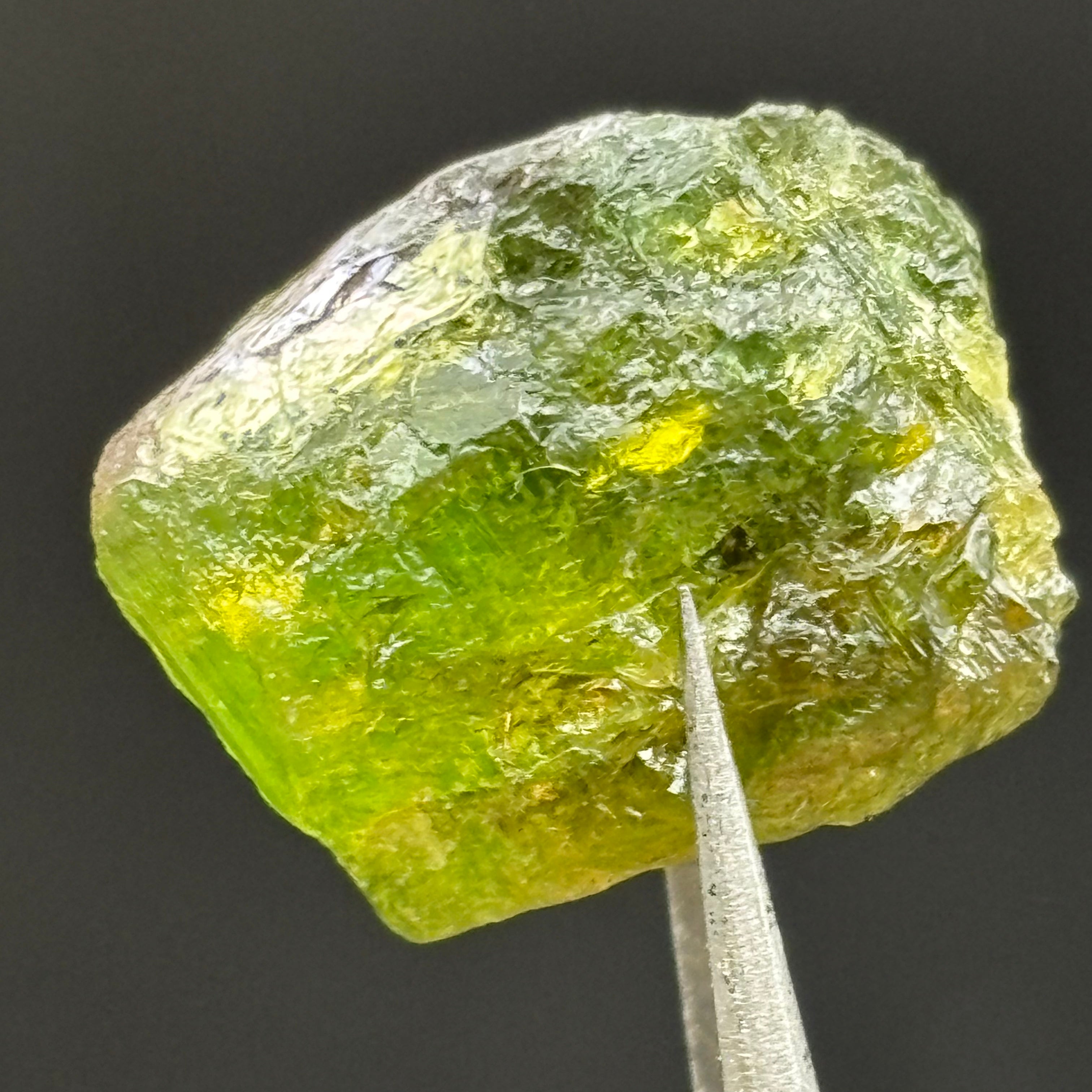 Green Tourmaline Crystal - 082