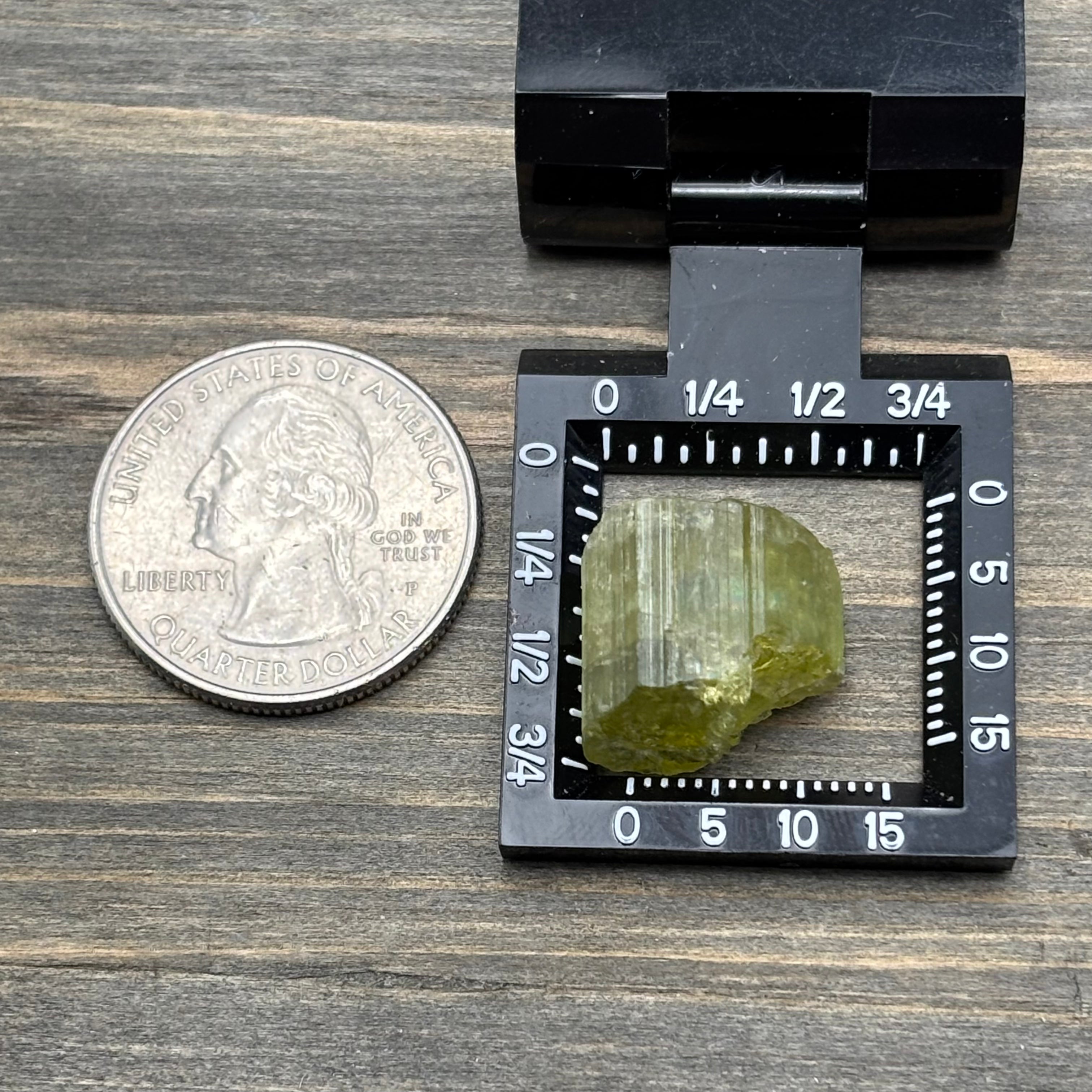 Green Tourmaline Crystal - 085