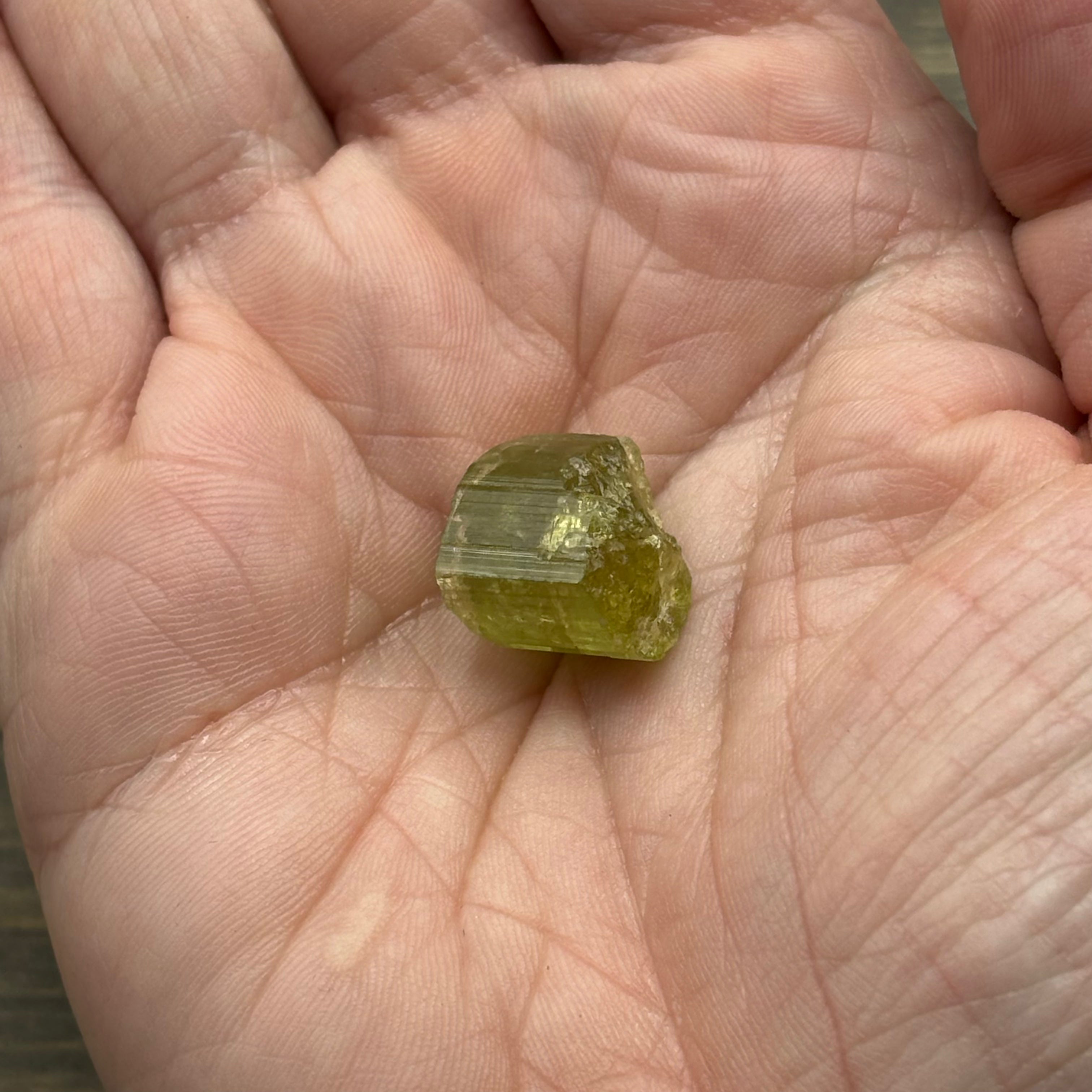 Green Tourmaline Crystal - 085