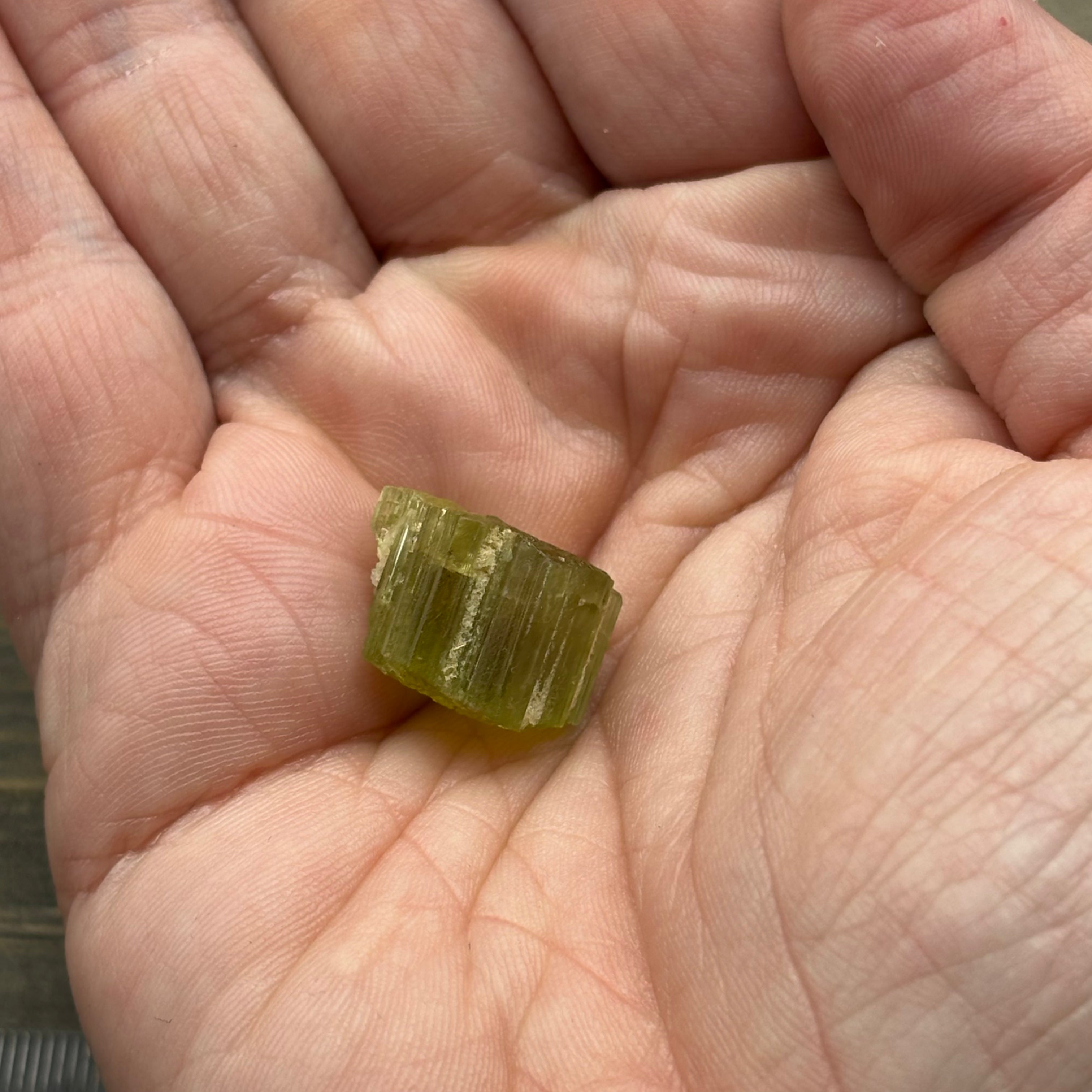 Green Tourmaline Crystal - 087