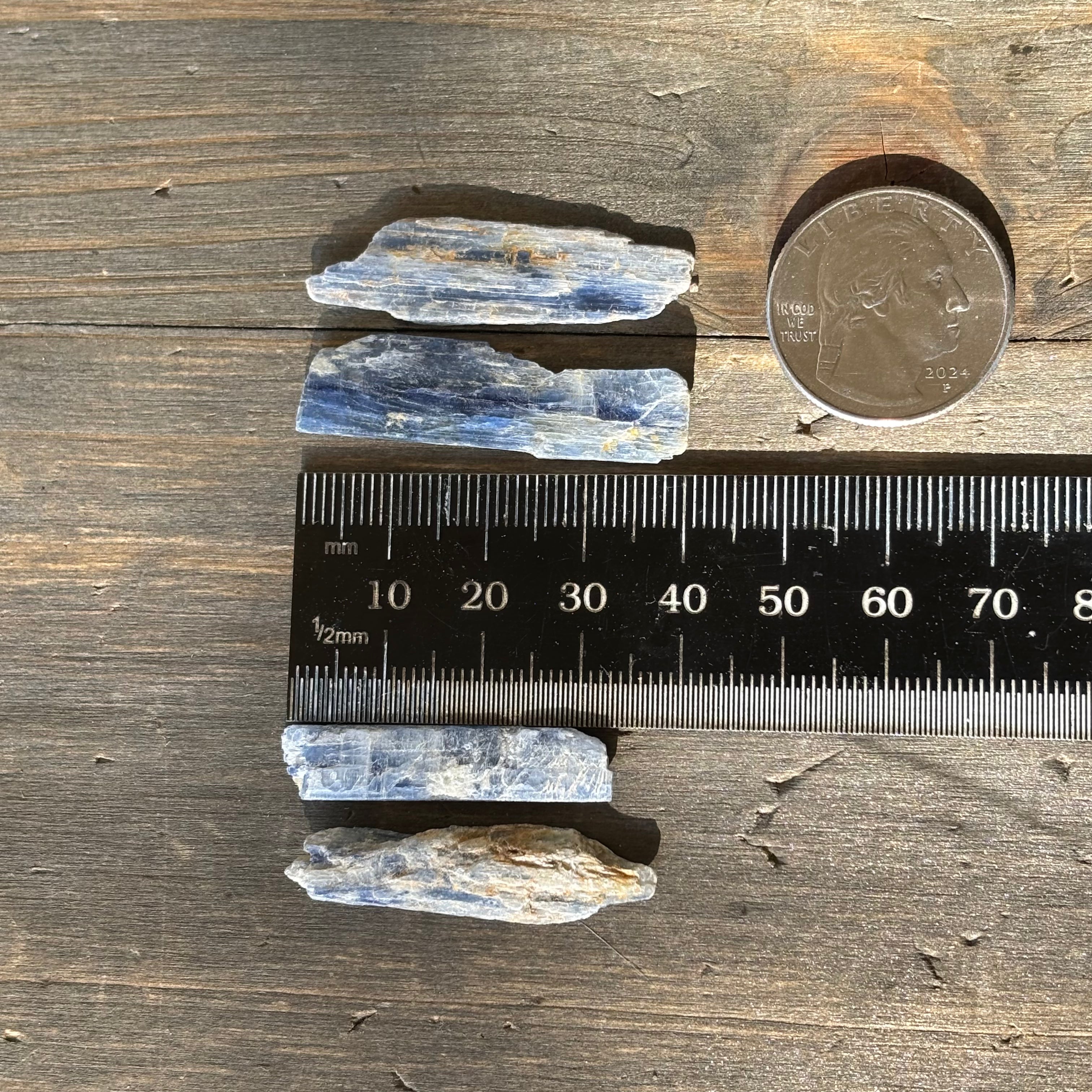 Light Blue Kyanite Point Pair
