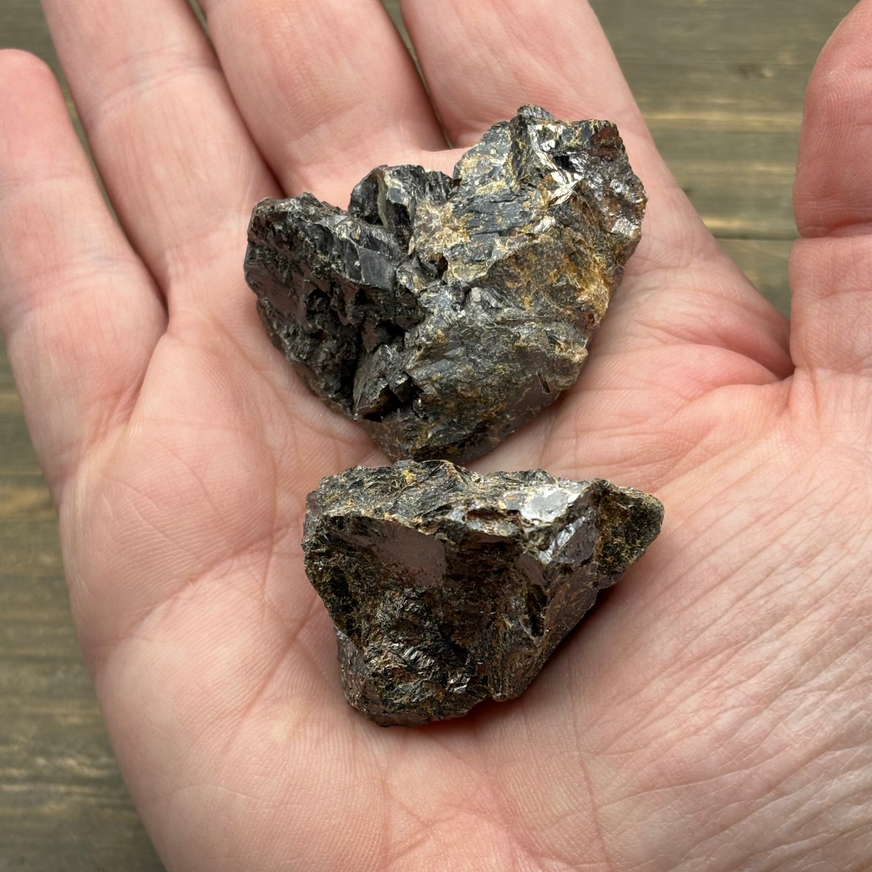 Elmwood Mine Sphalerite Point Pair