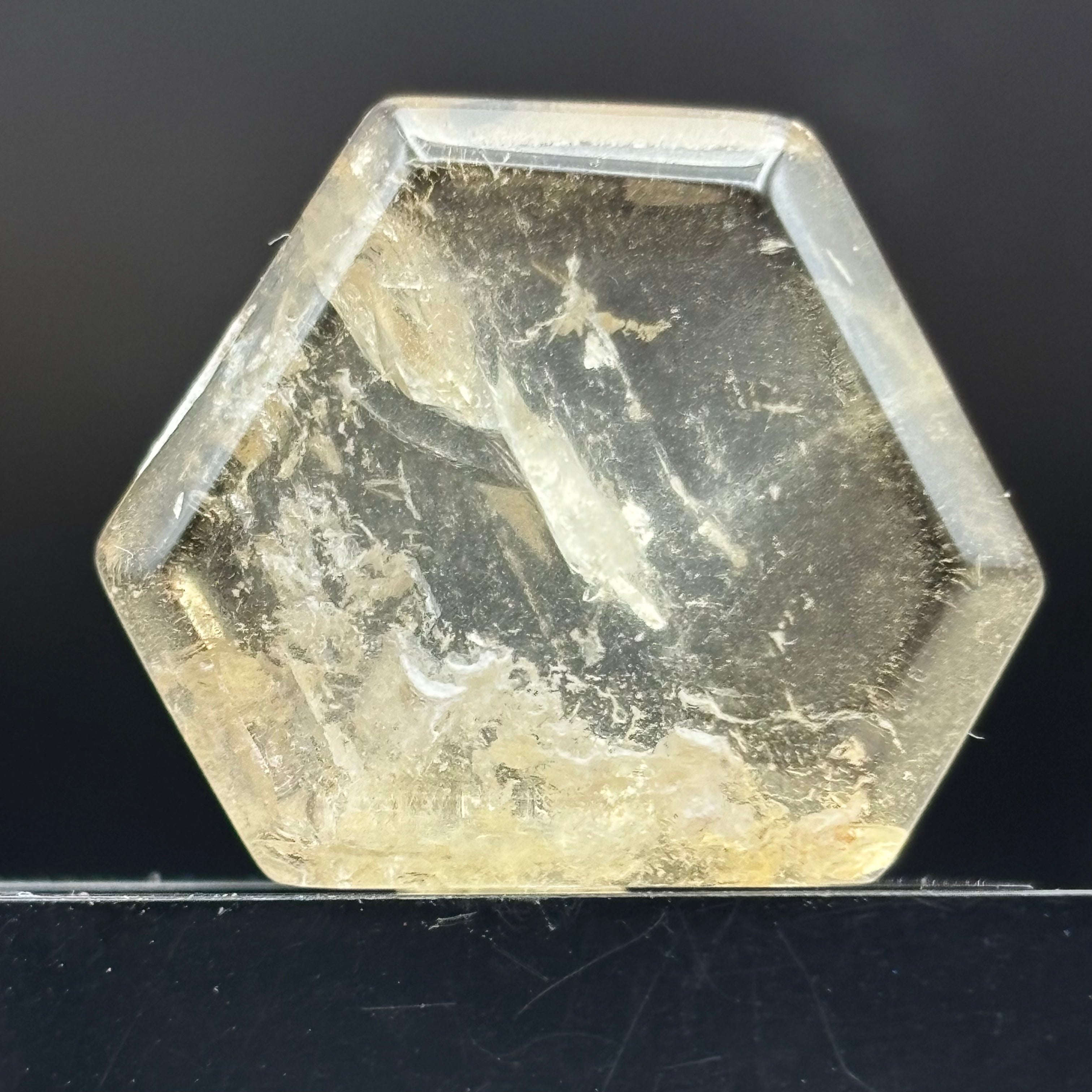 Citrine Crystal Cross-Section - 121