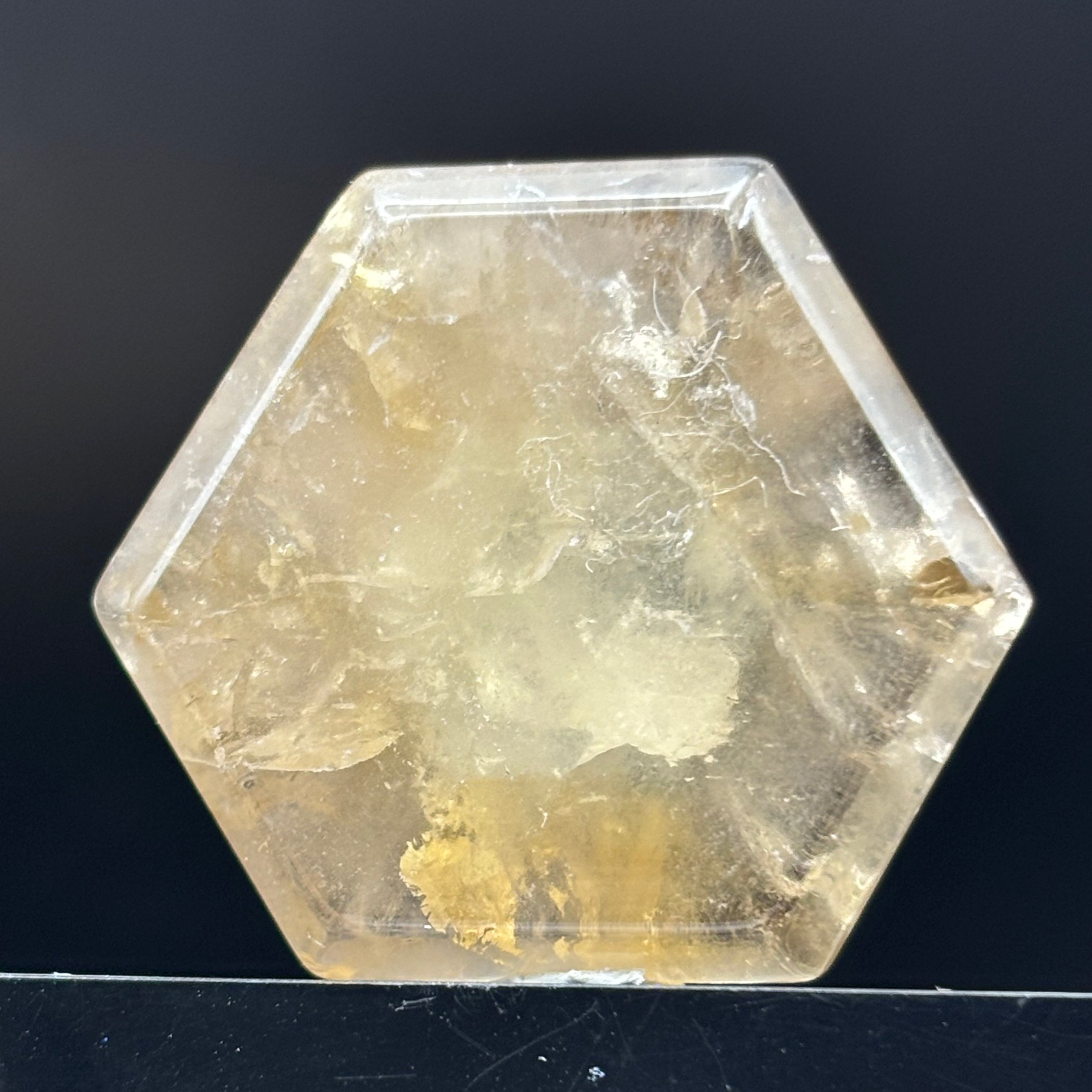 Citrine Crystal Cross-Section - 132