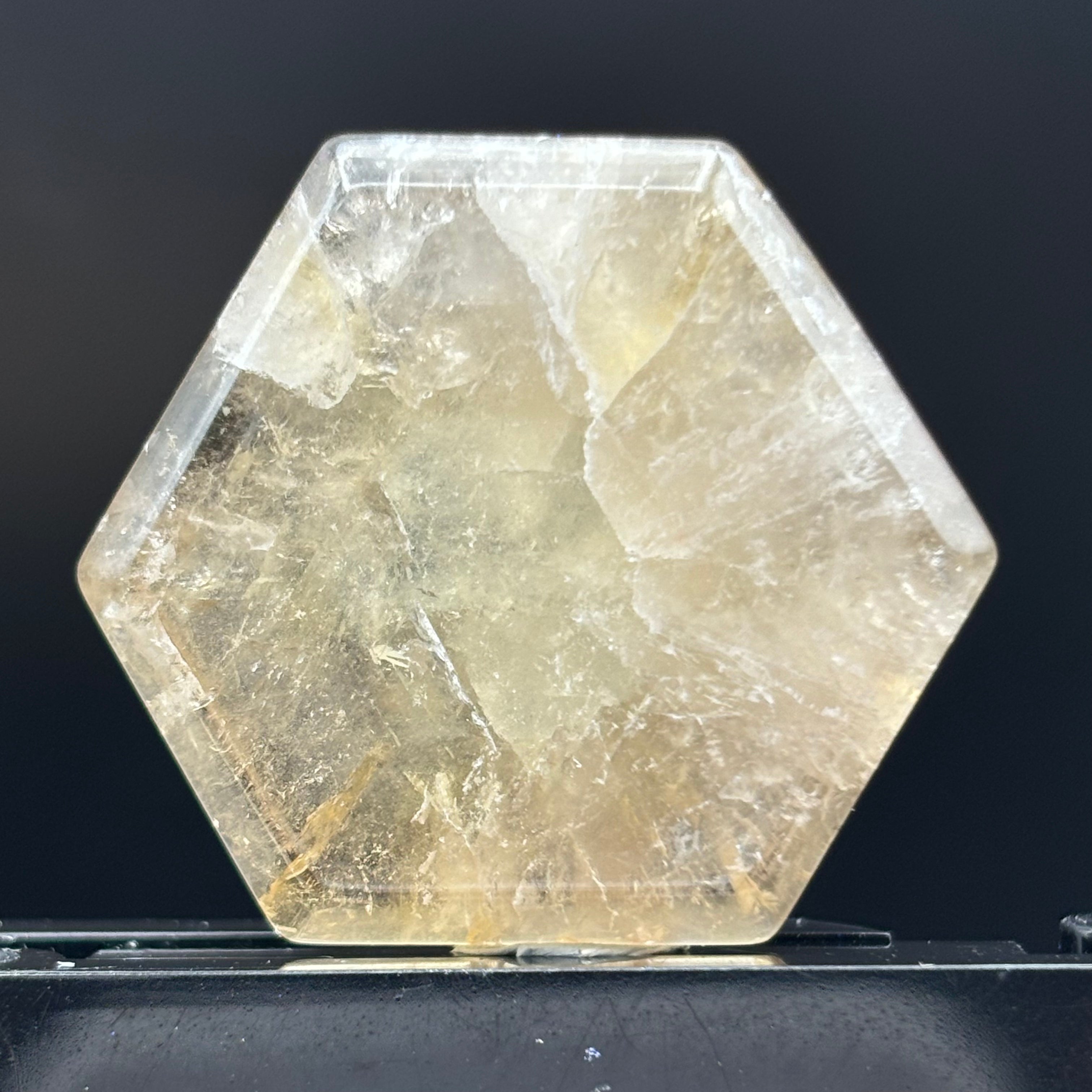 Citrine Crystal Cross-Section - 132