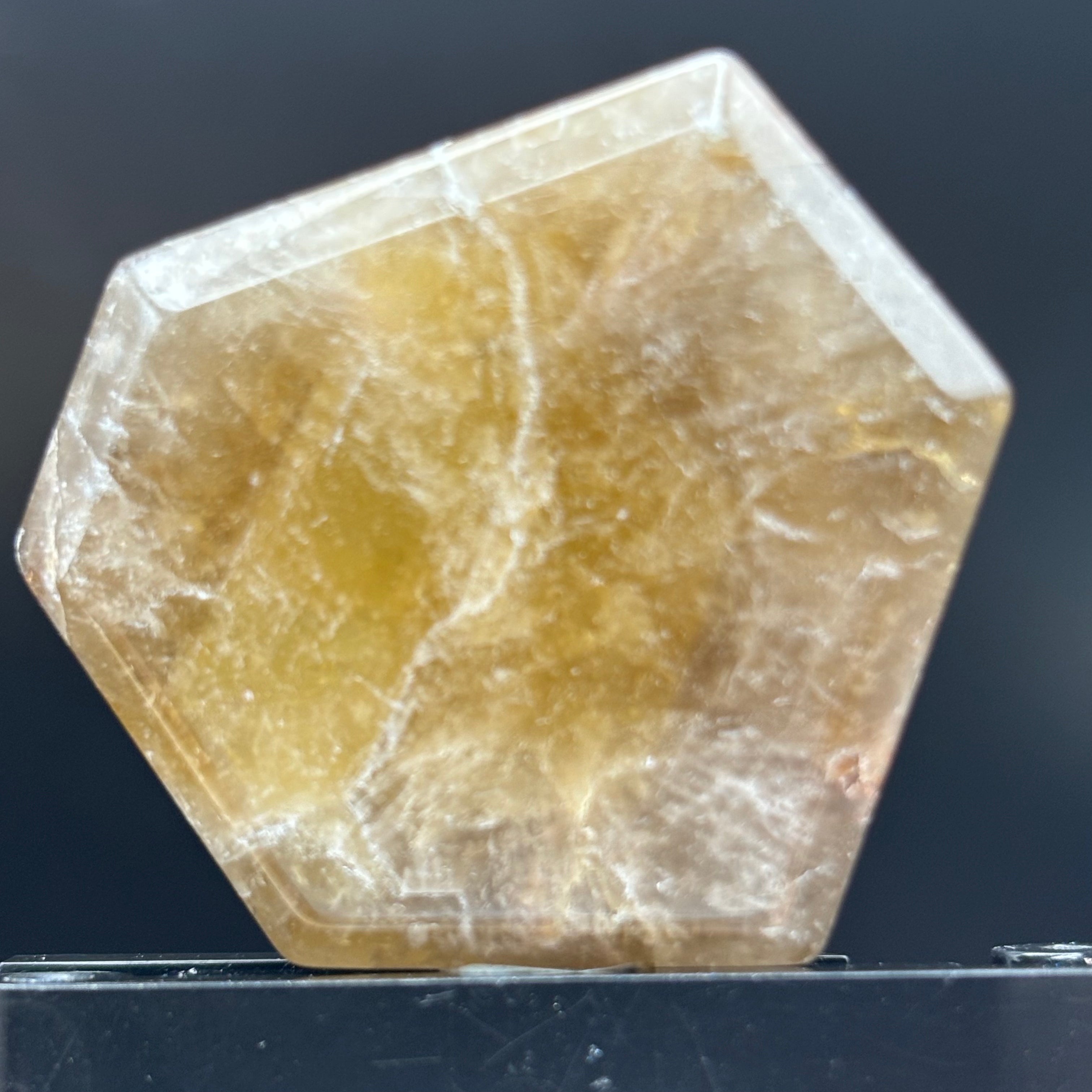 Citrine Crystal Cross-Section - 133