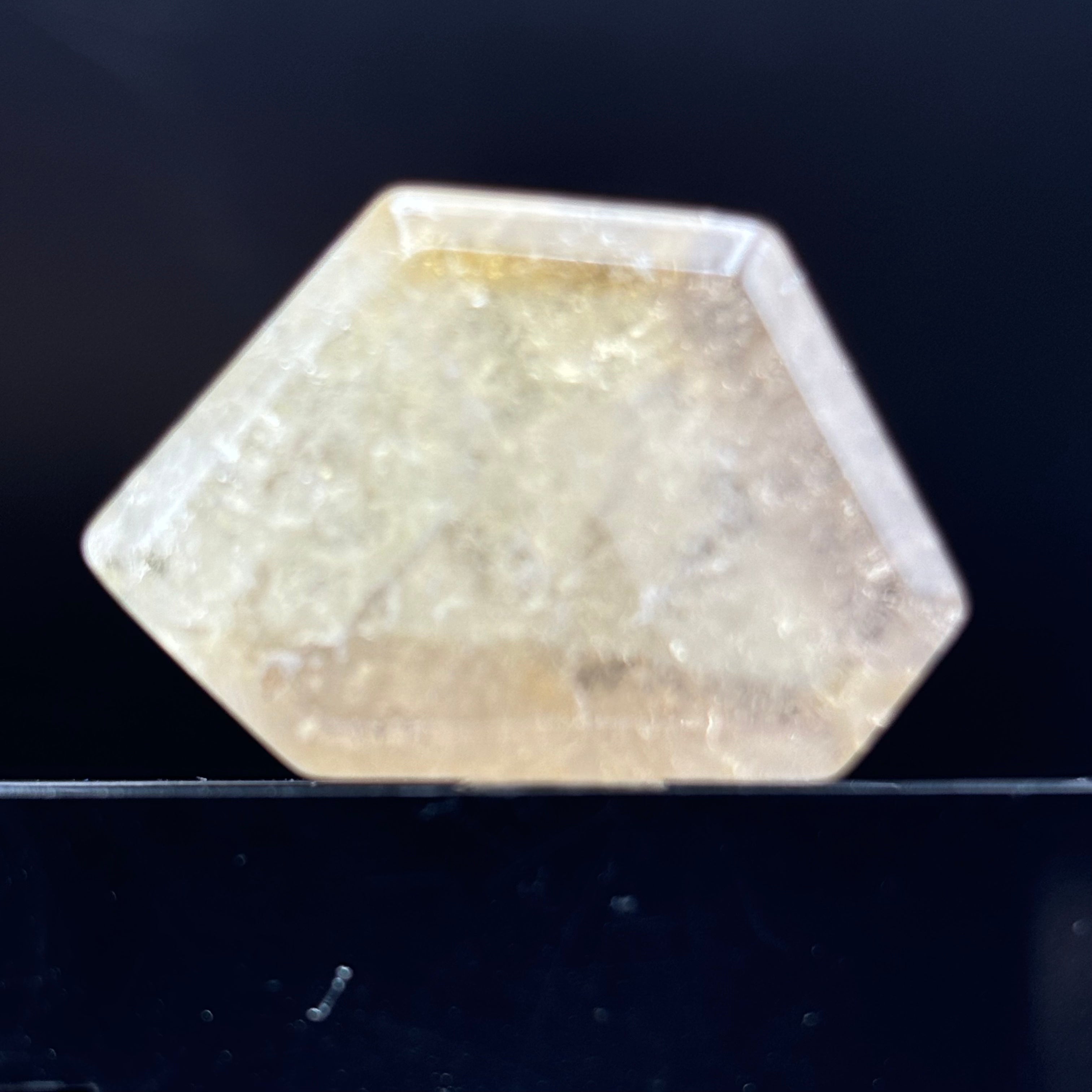 Citrine Crystal Cross-Section - 134