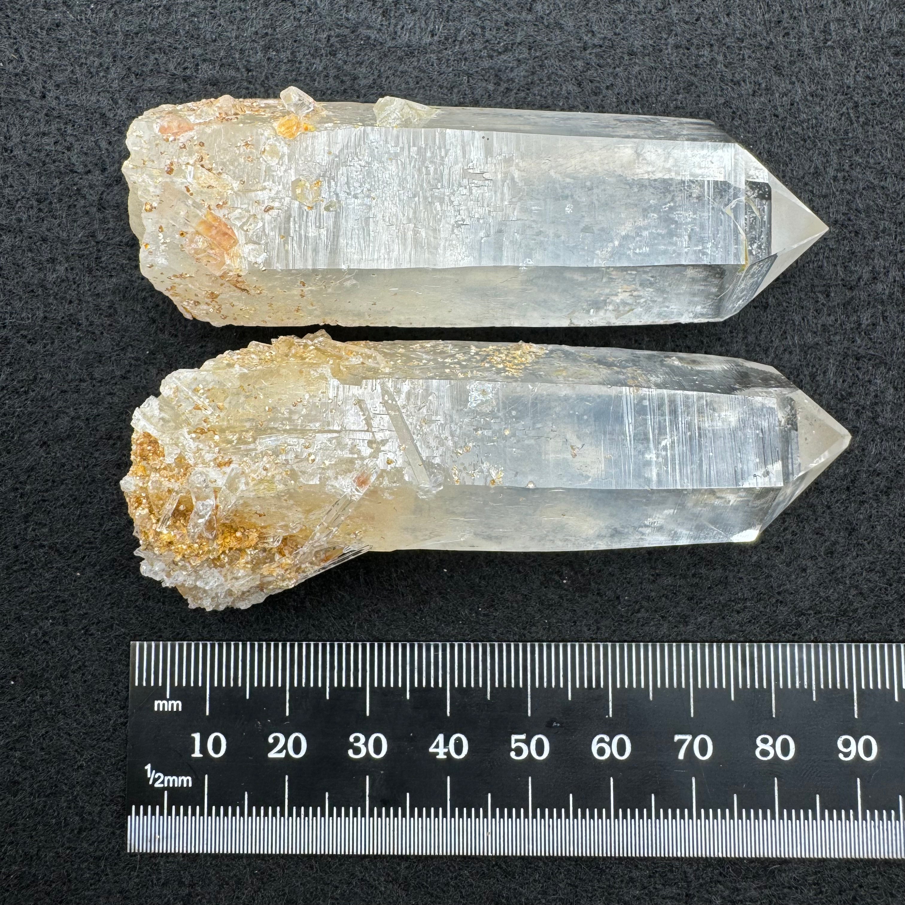 Blue Mist Quartz Pair - 034