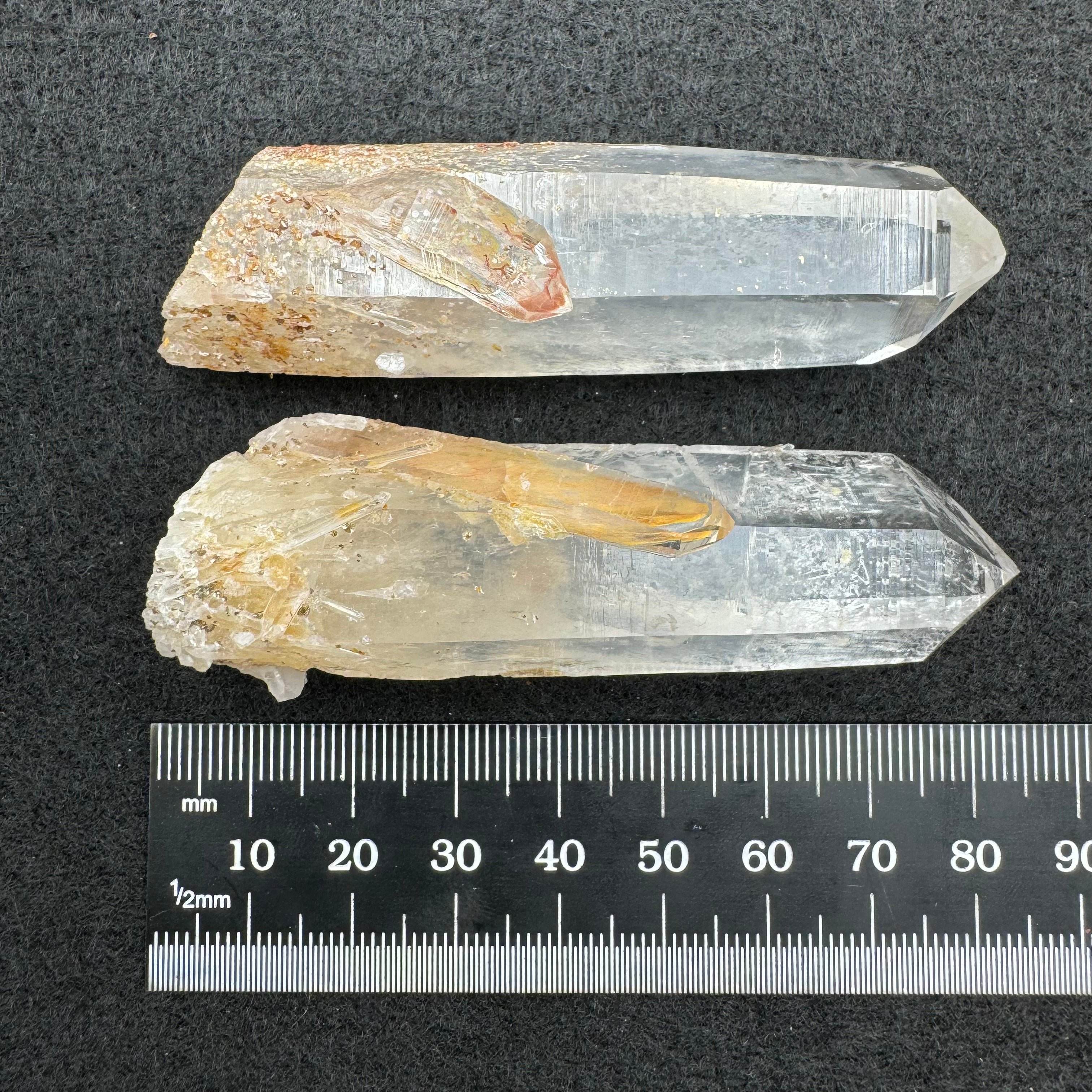 Blue Mist Quartz Pair - 040