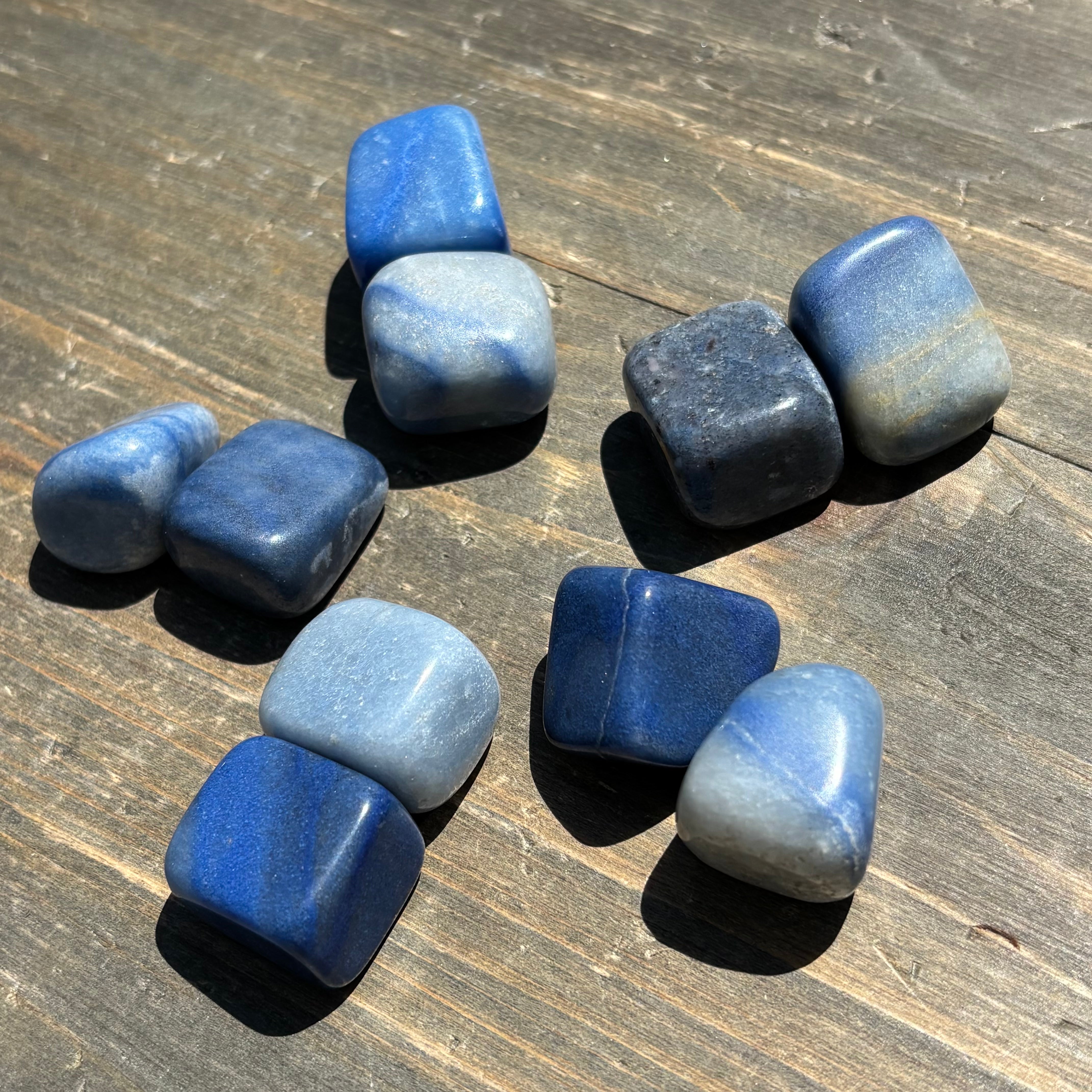 Dumortierite Point Pair