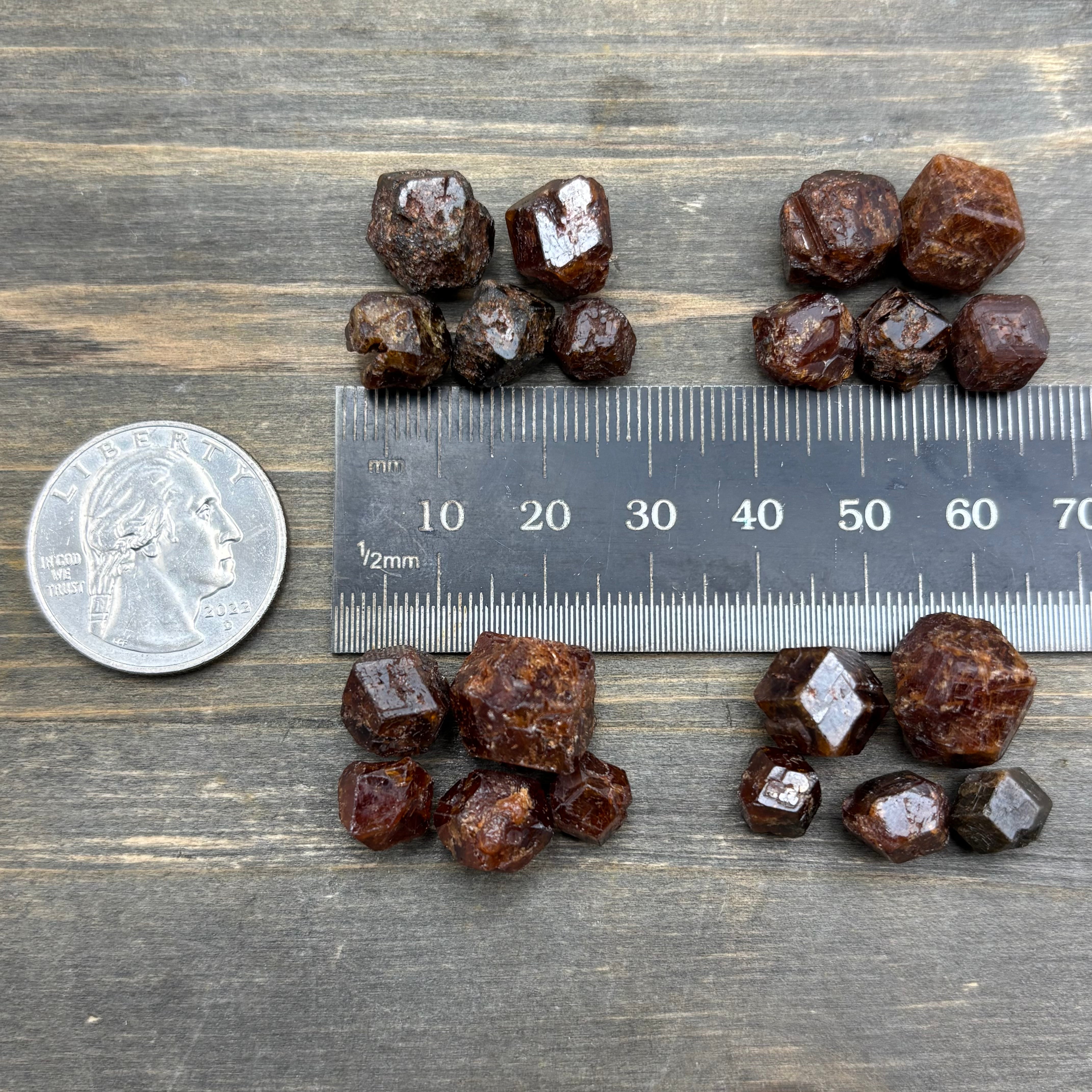 Garnet Crystal, Kit of 5