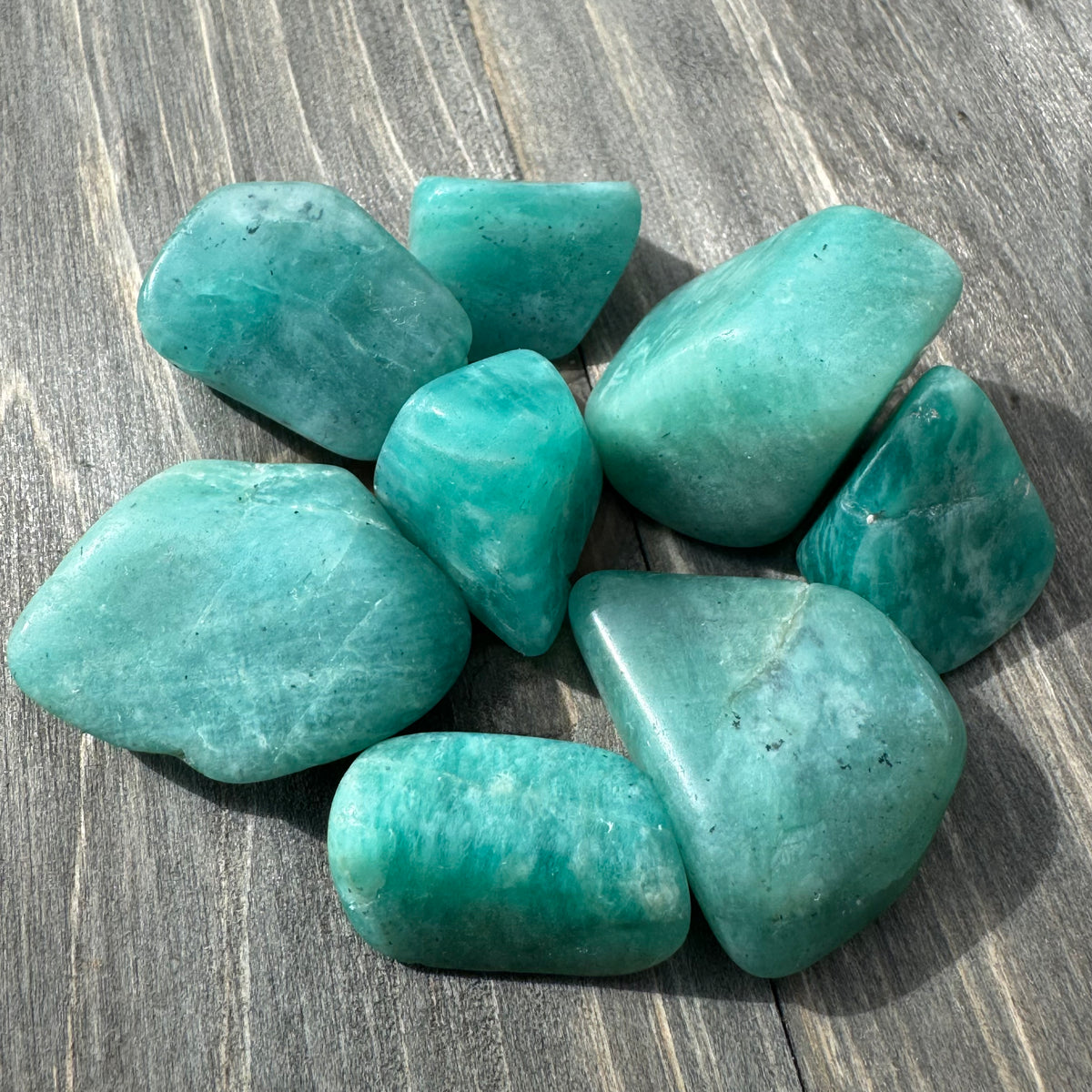 Amazonite, Deep Color - Kit of 8 | Clarity Crystal Shop
