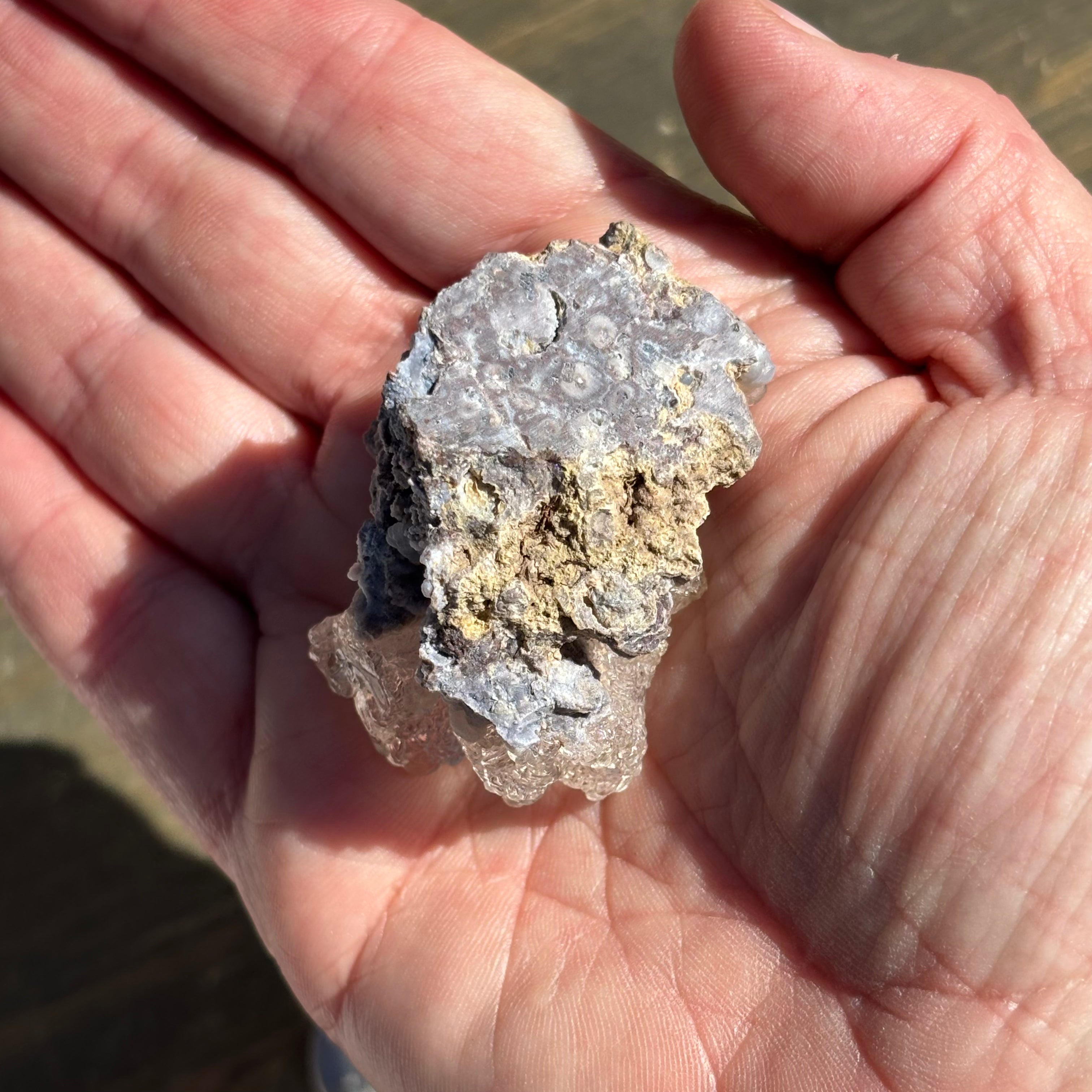 Fluorescent Hyalite Opal - 003