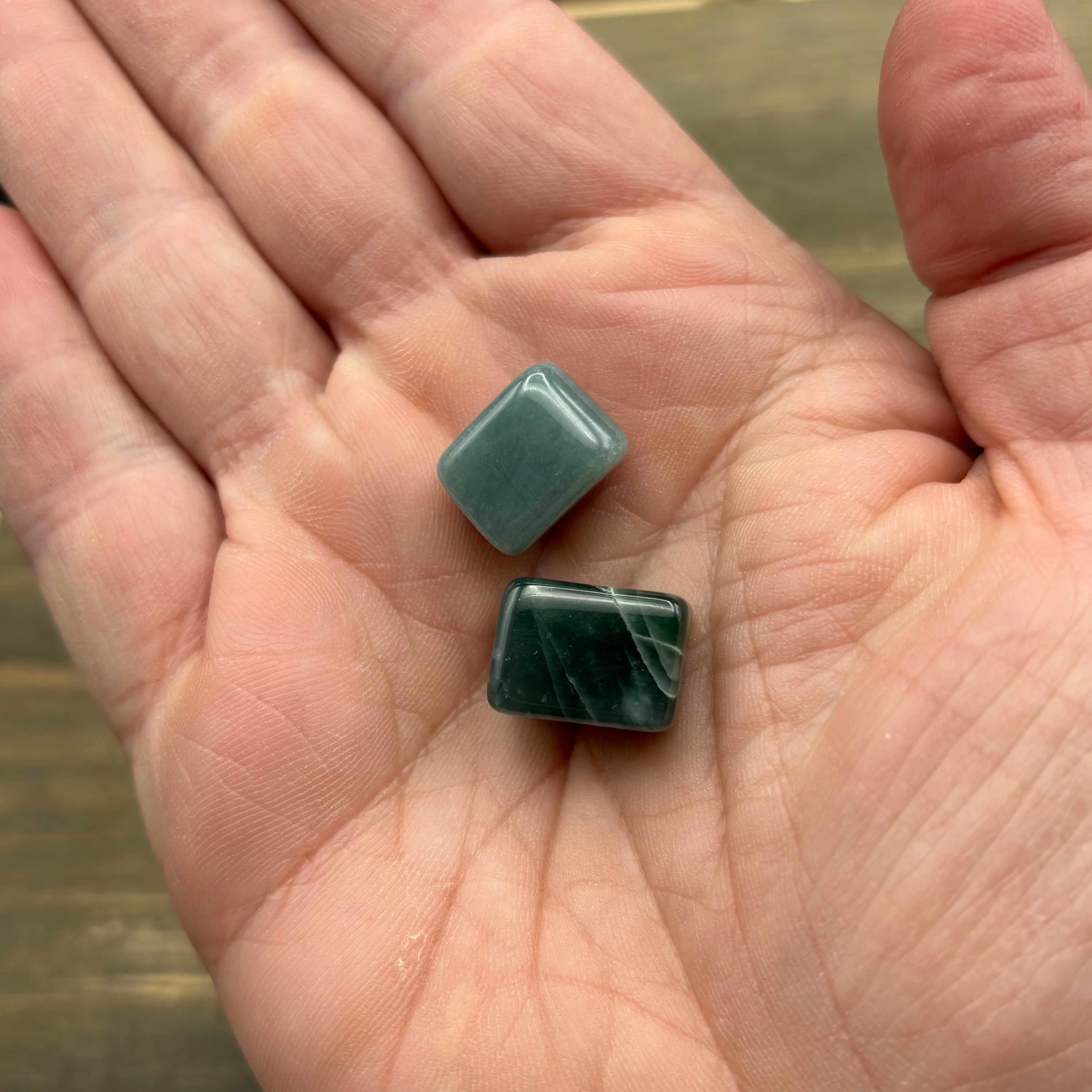 Mayan Jade Pair