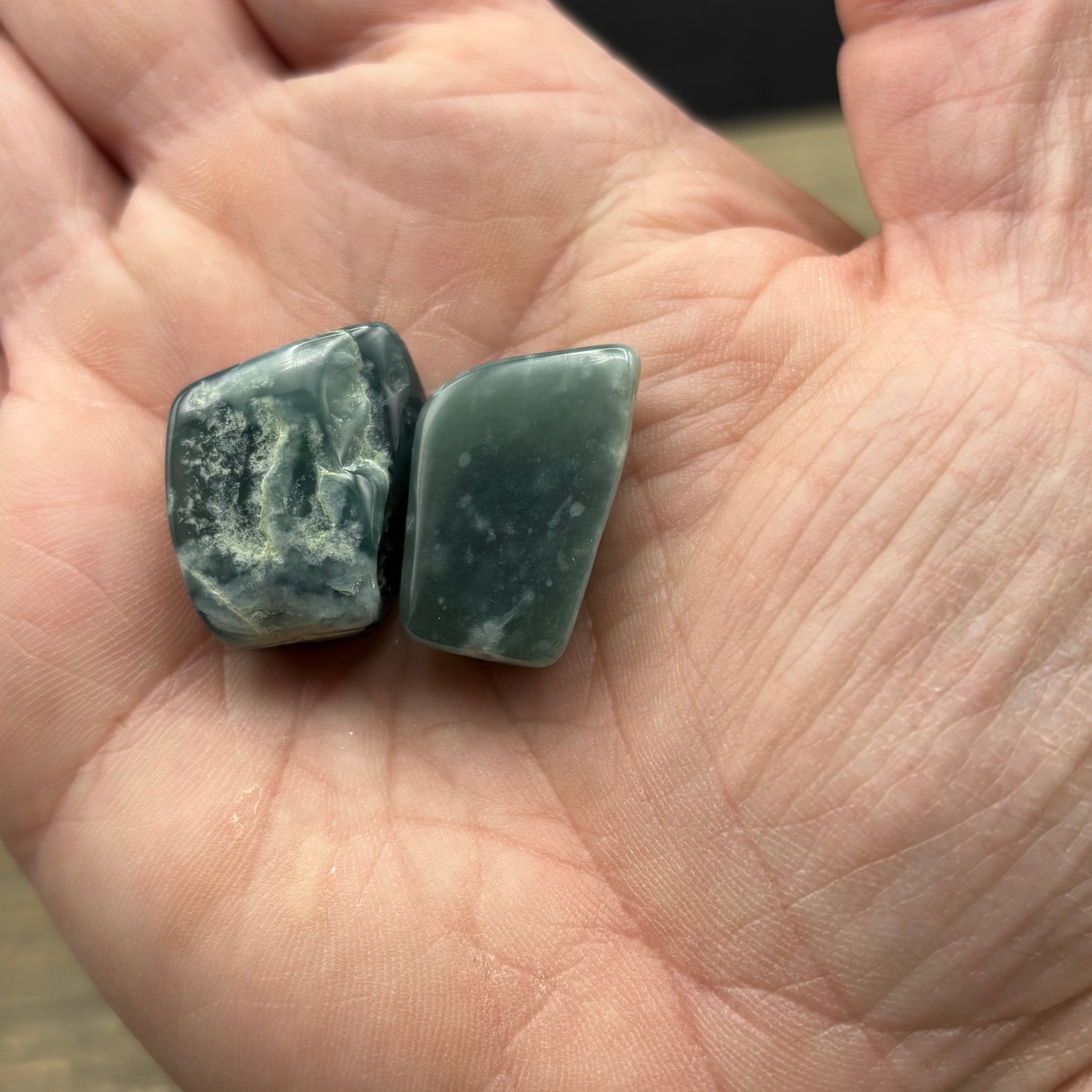 Mayan Jade Pair