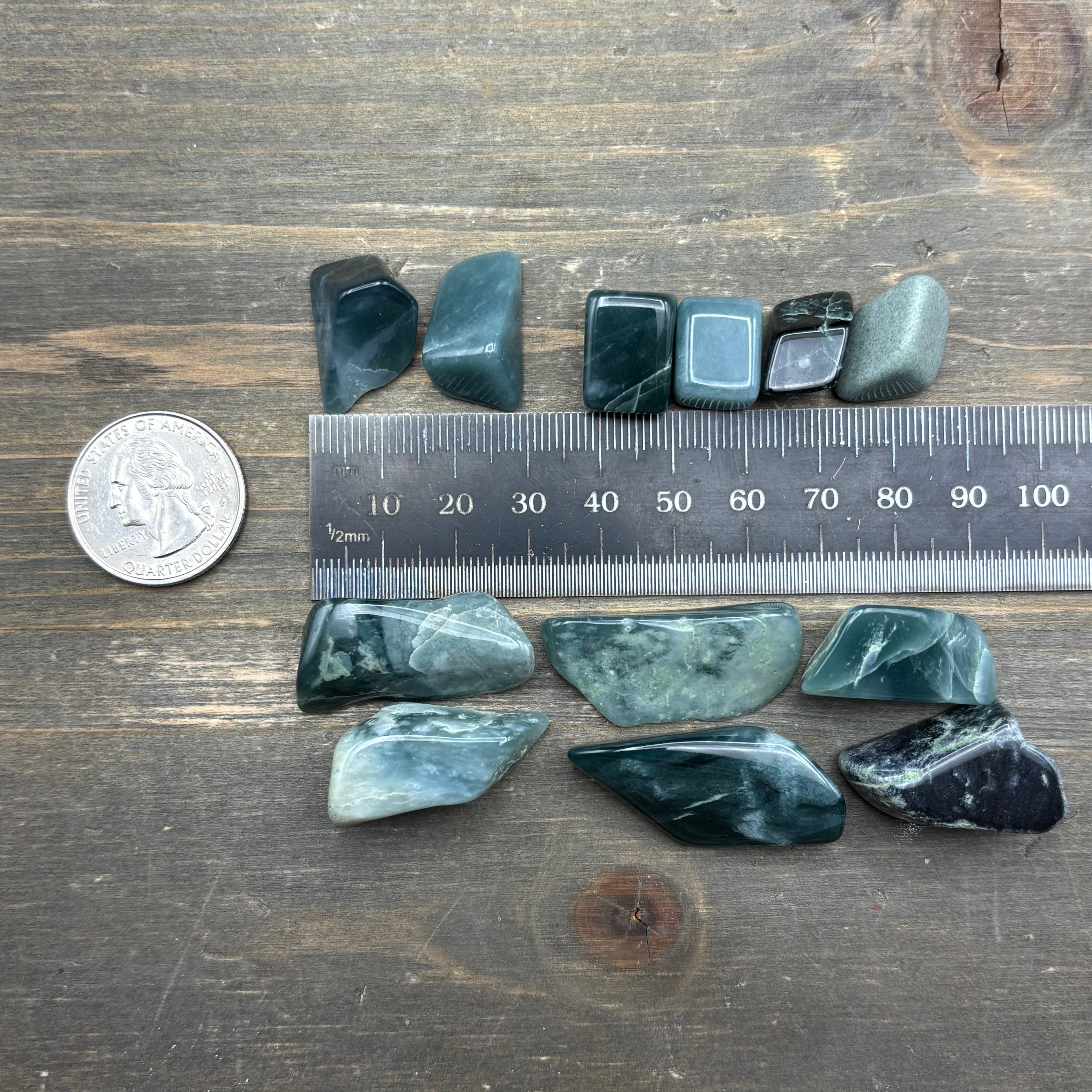 Mayan Jade Pair