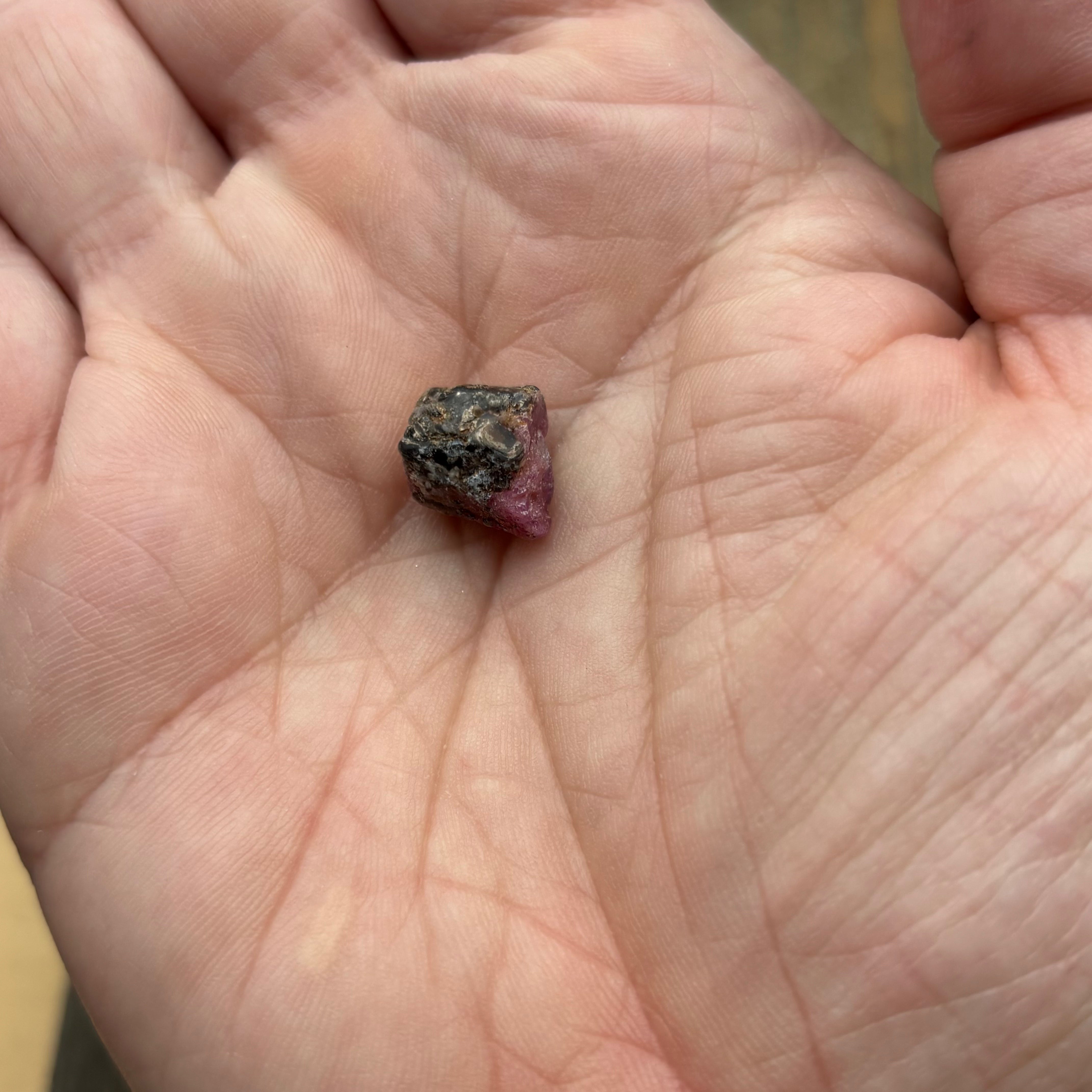 Natural Fluorescent Ruby Crystal - 142
