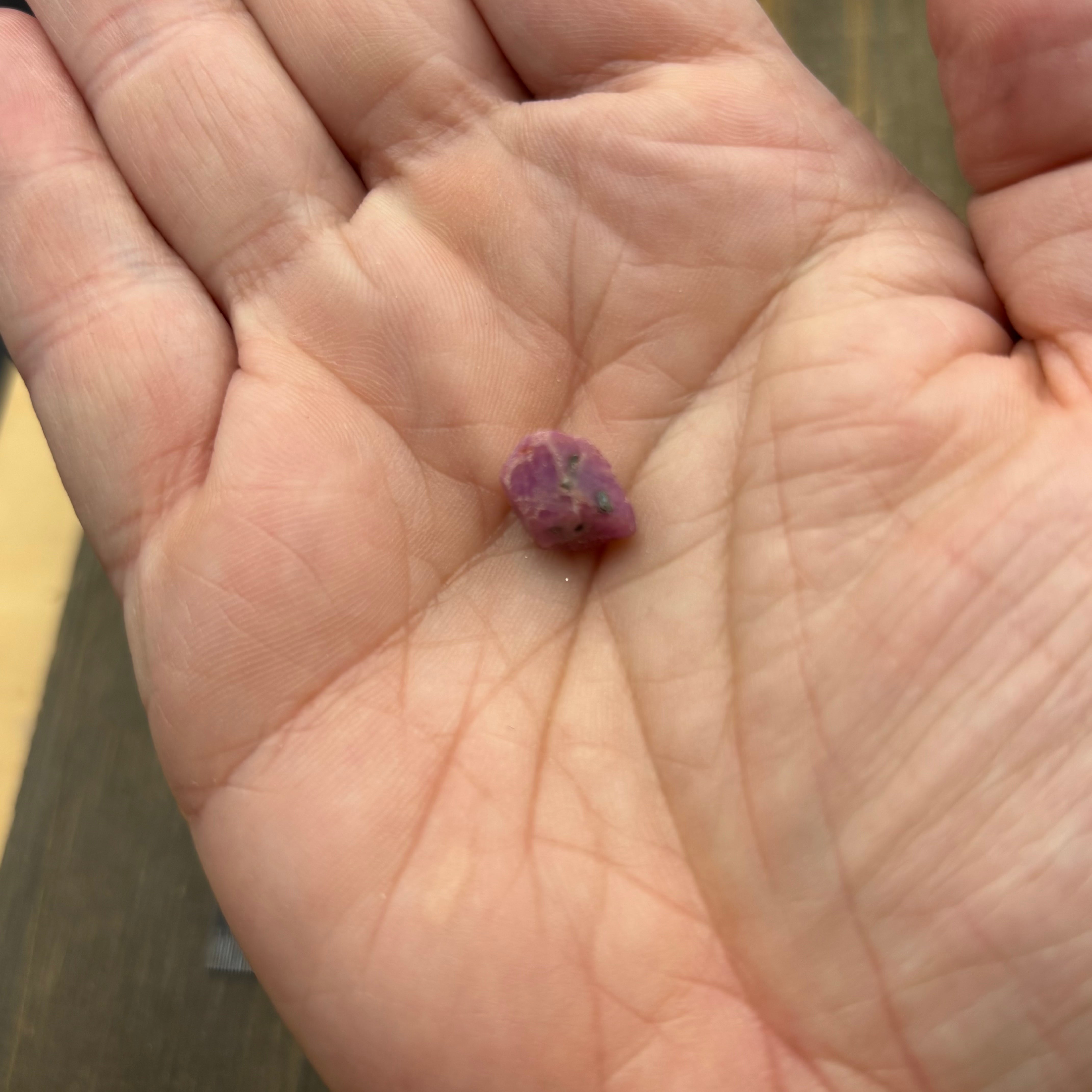 Natural Fluorescent Ruby Crystal - 144