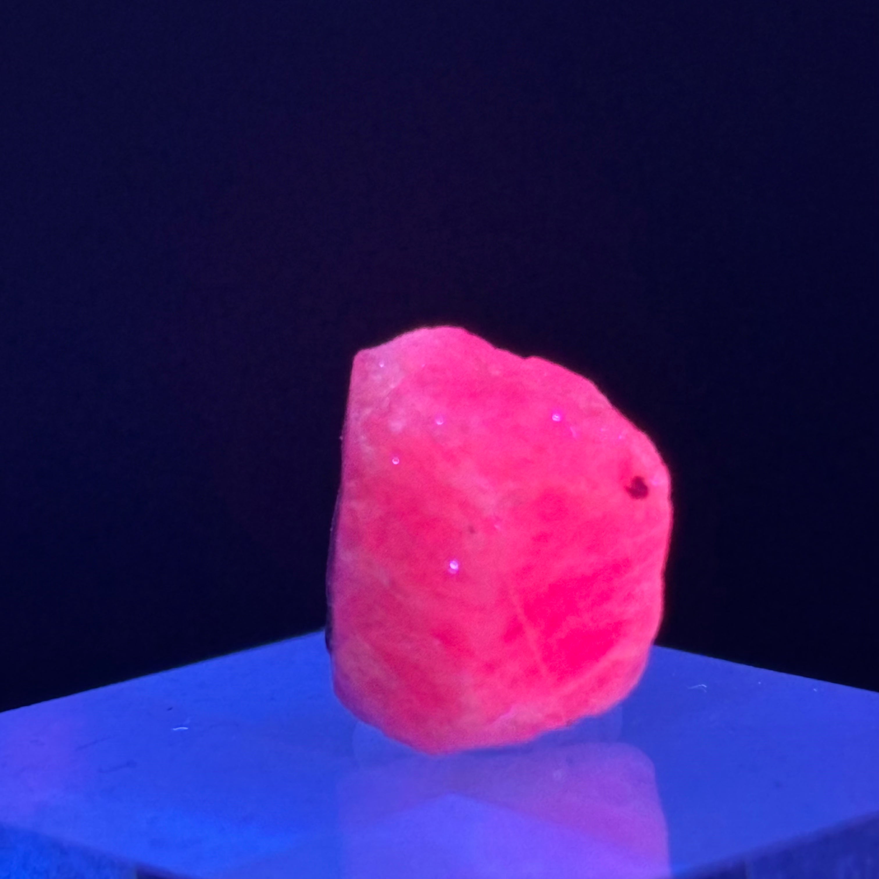 Natural Fluorescent Ruby Crystal - 144