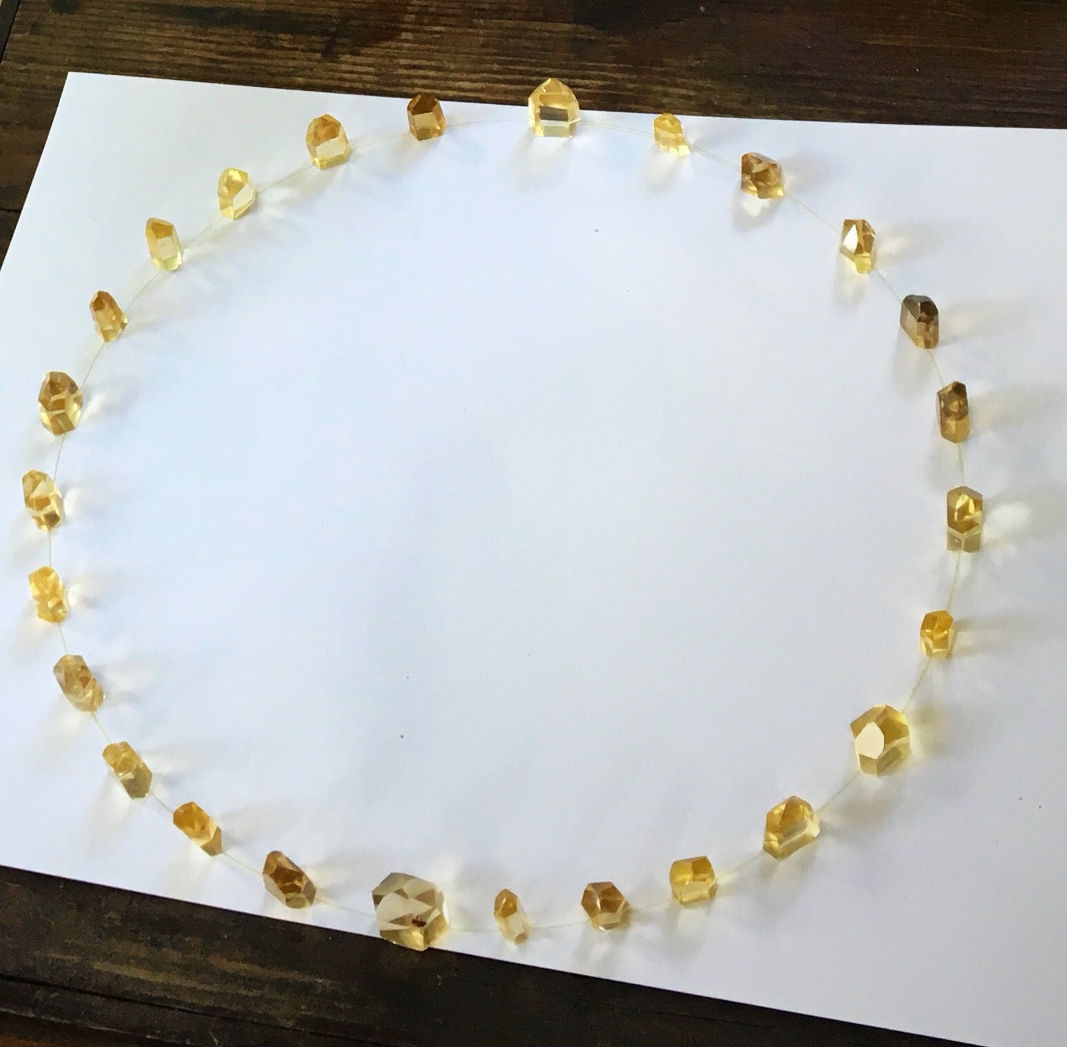 Smoky Citrine Quartz Points, Kit of 7