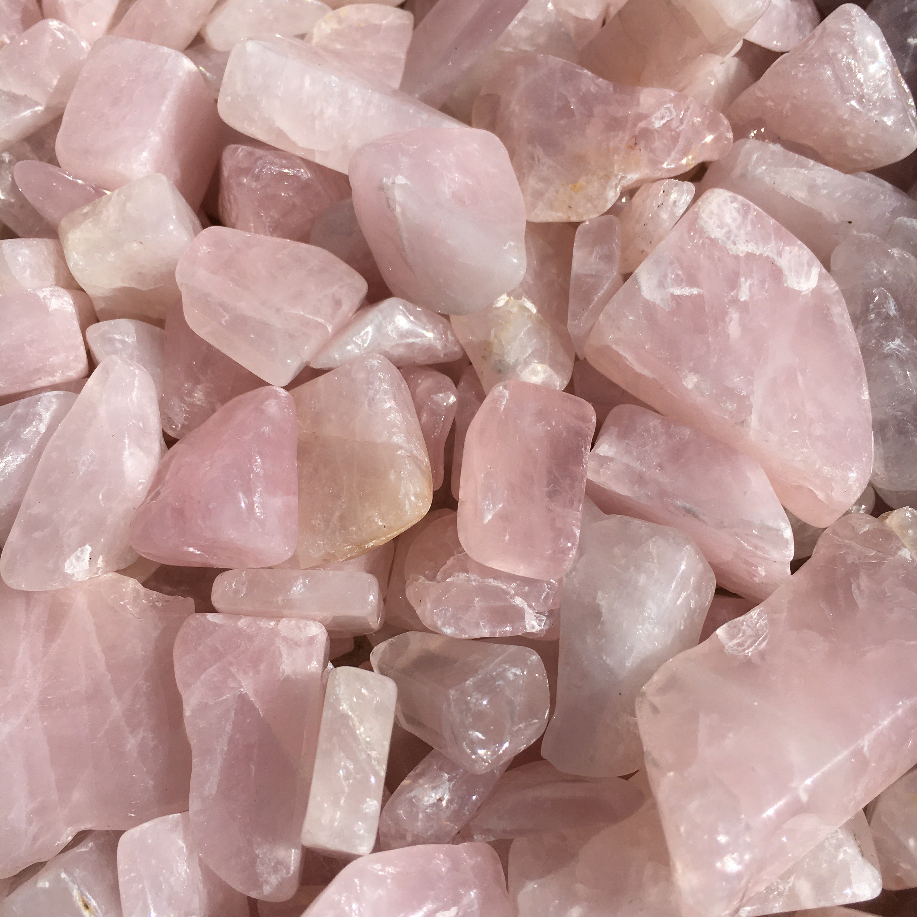 Rose Quartz Point Pair