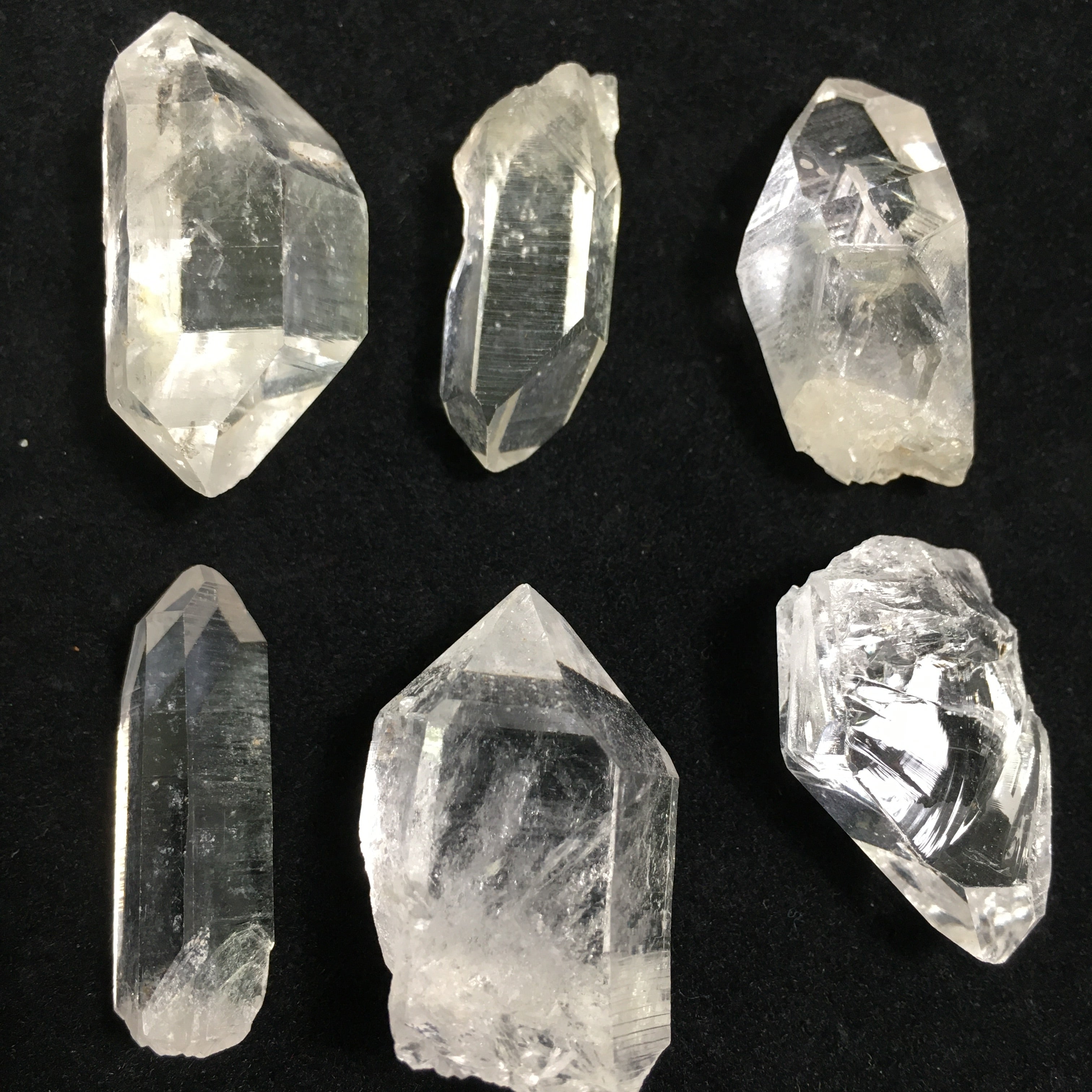 Quartz Crystal Points - Arkansas, Kit of 6