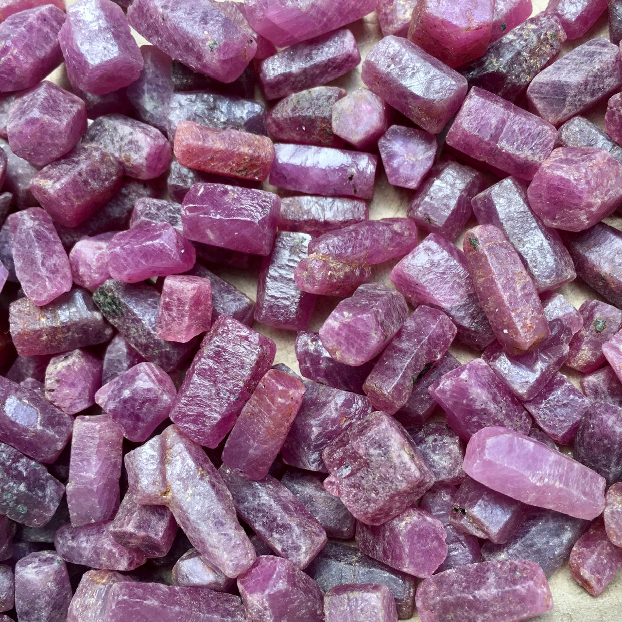 Ruby Crystal Point Pair